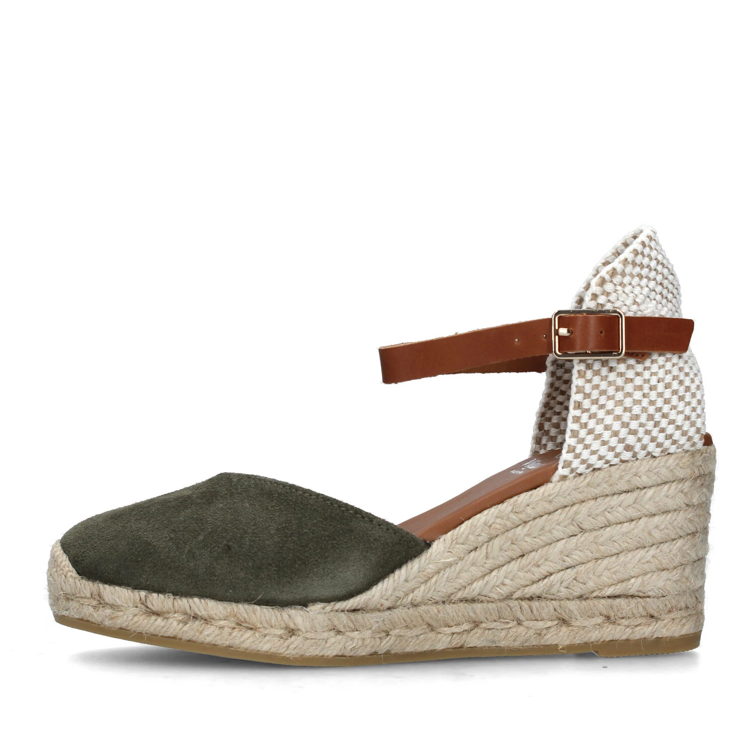 ESPADRILLAS CON ZEPPA E CINTURINO DONNA VERDE