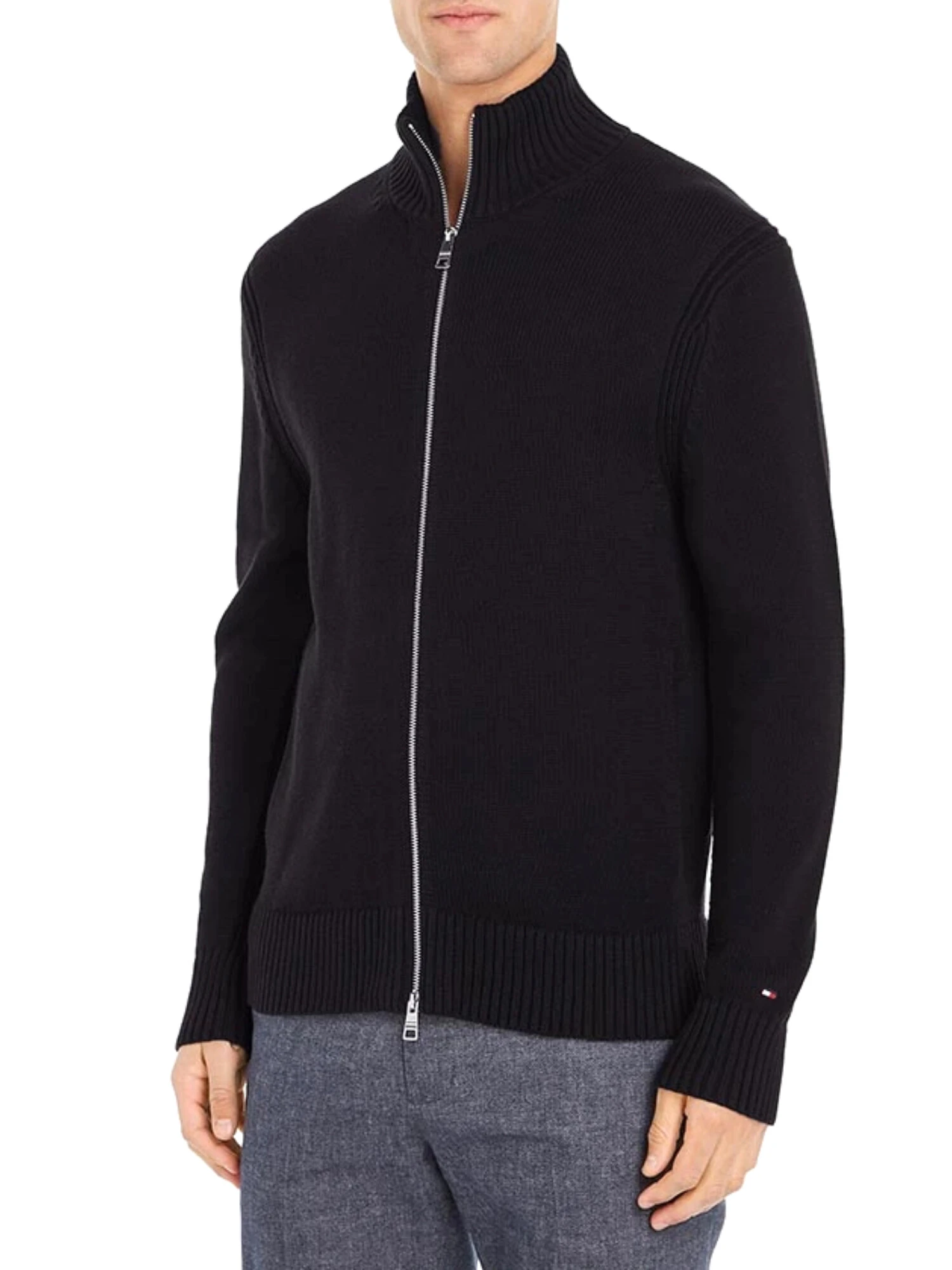 Tommy Hilfiger MAGLIA CON ZIP COLLO ALTO UOMO BLU Step By Step Shop