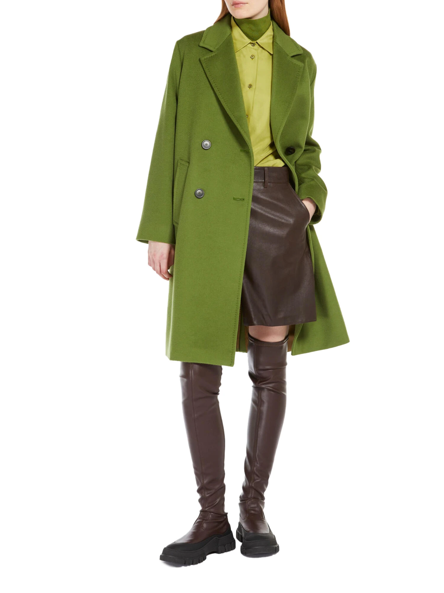 Cappotto Verde Cappotti Imbottiti Marella Cappotto Donna Cappotto