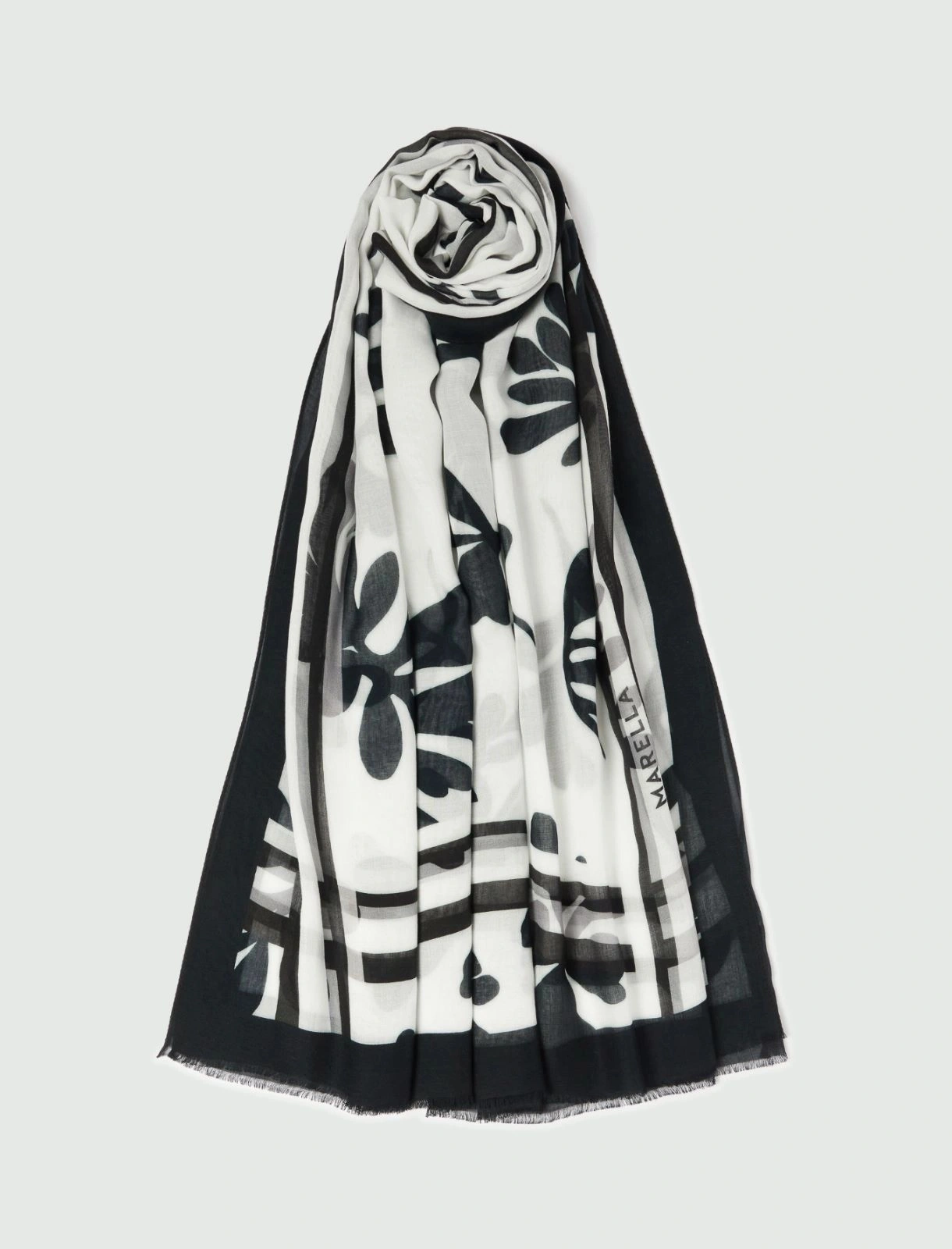STOLA FOULARD BRACCO DONNA BIANCO