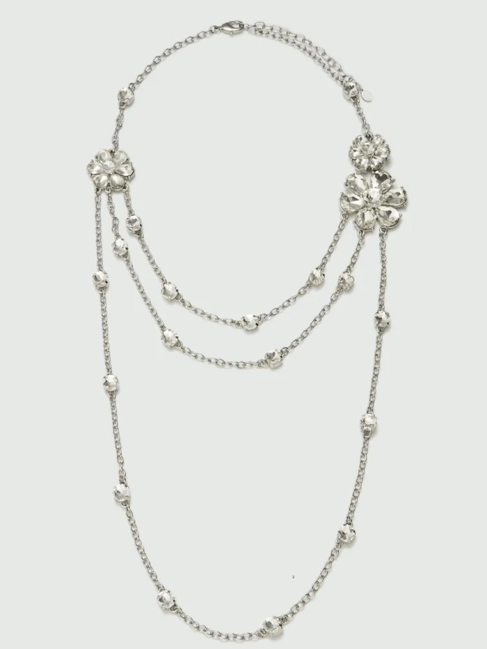 COLLANA SATIRA DONNA BIANCO