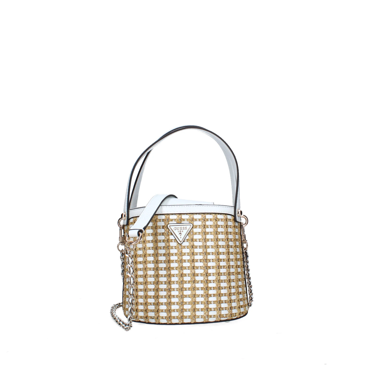 BORSA A MANO HWWG9647030 ATALIA DONNA BEIGE BIANCO