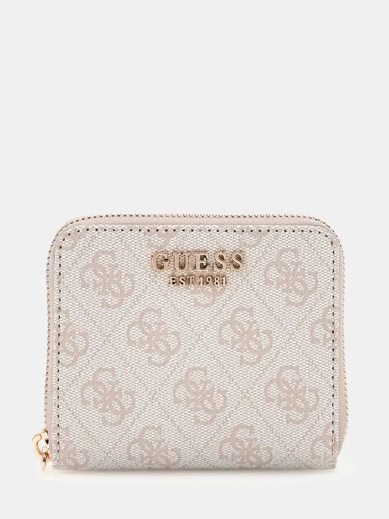 PORTAFOGLIO LOGO LAUREL SLG SMALL ZIP AROUND SWSG8500137 DONNA BIANCO