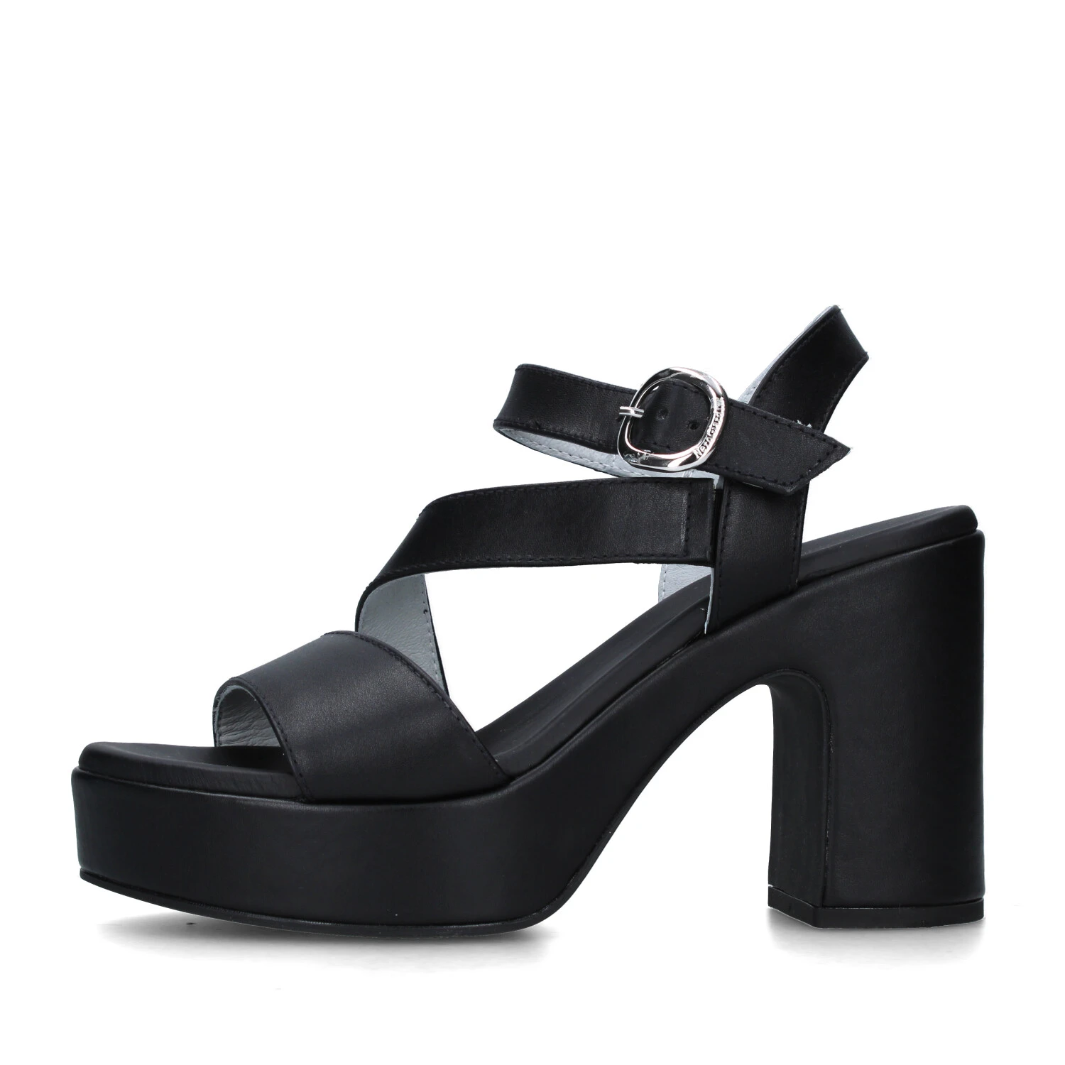 SANDALI TACCO ALTO E410400D DONNA NERO