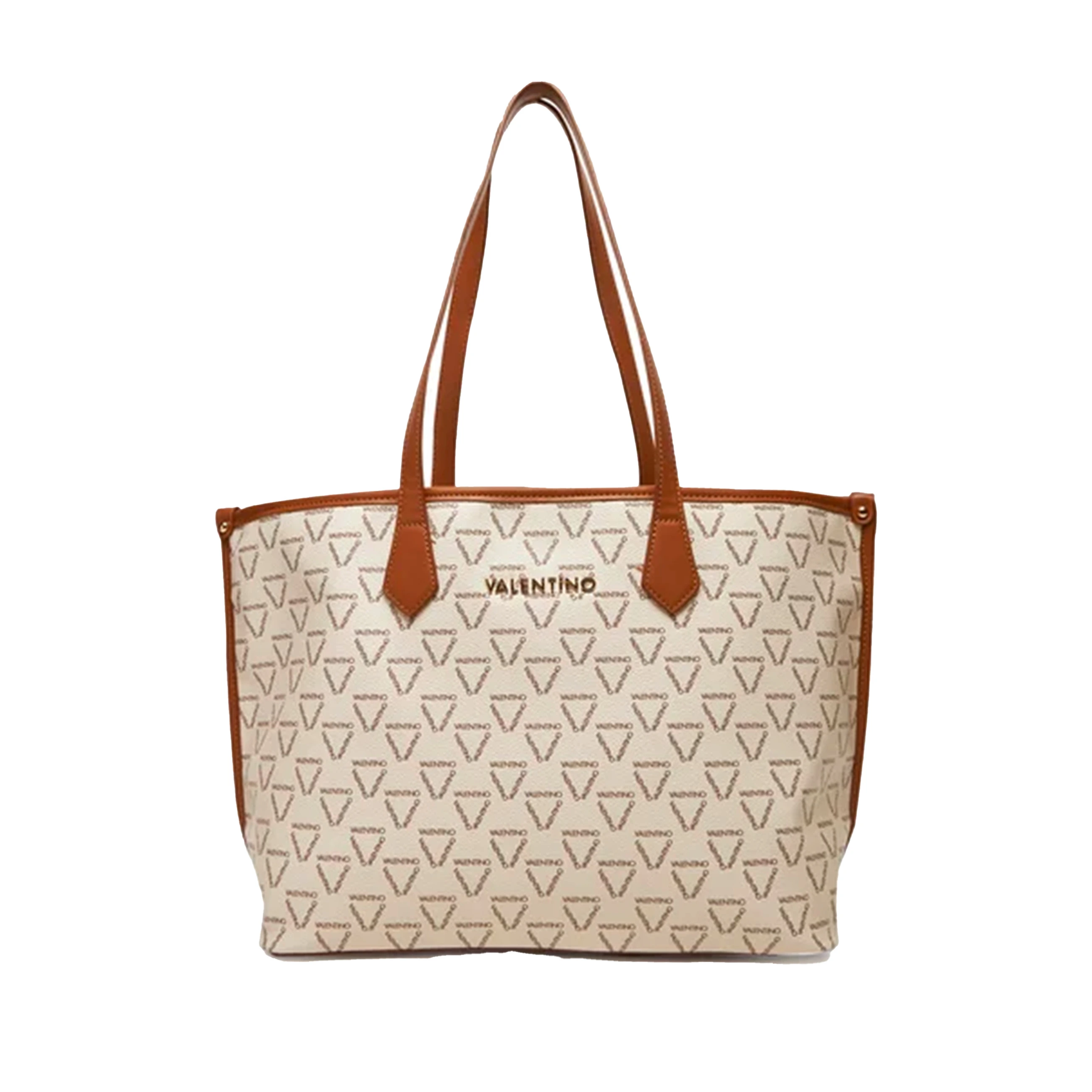 BORSA A SPALLA LADY RE VBS8GT02 DONNA BIANCO CUOIO