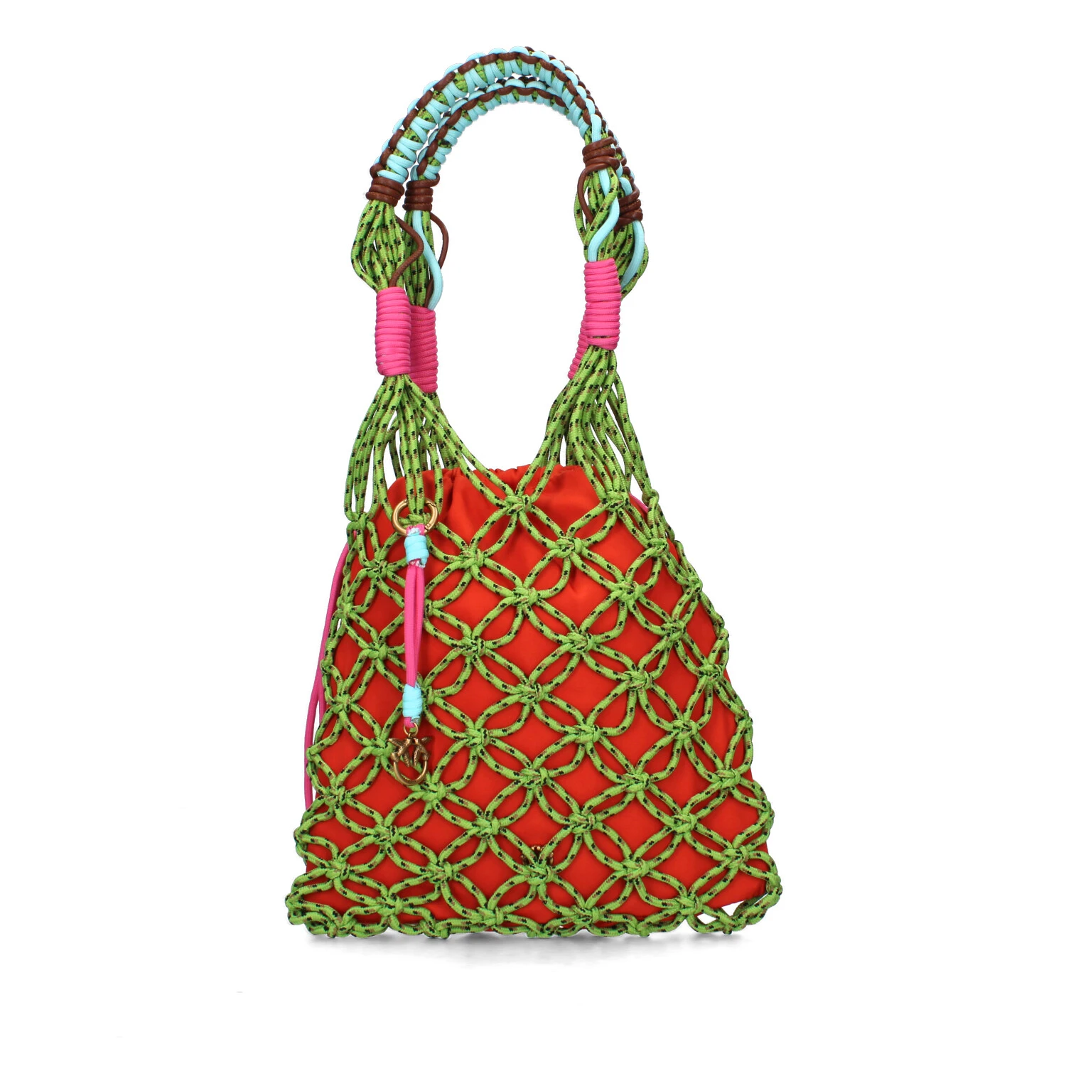 BORSA A MANO 104616A2E3 DONNA VERDE ARANCIO