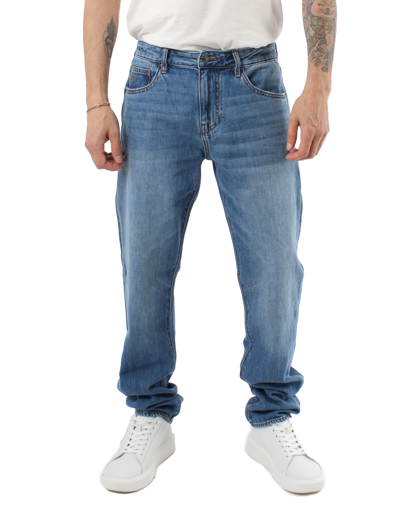 JEANS 5 TASCHE REGULAR UOMO BLU