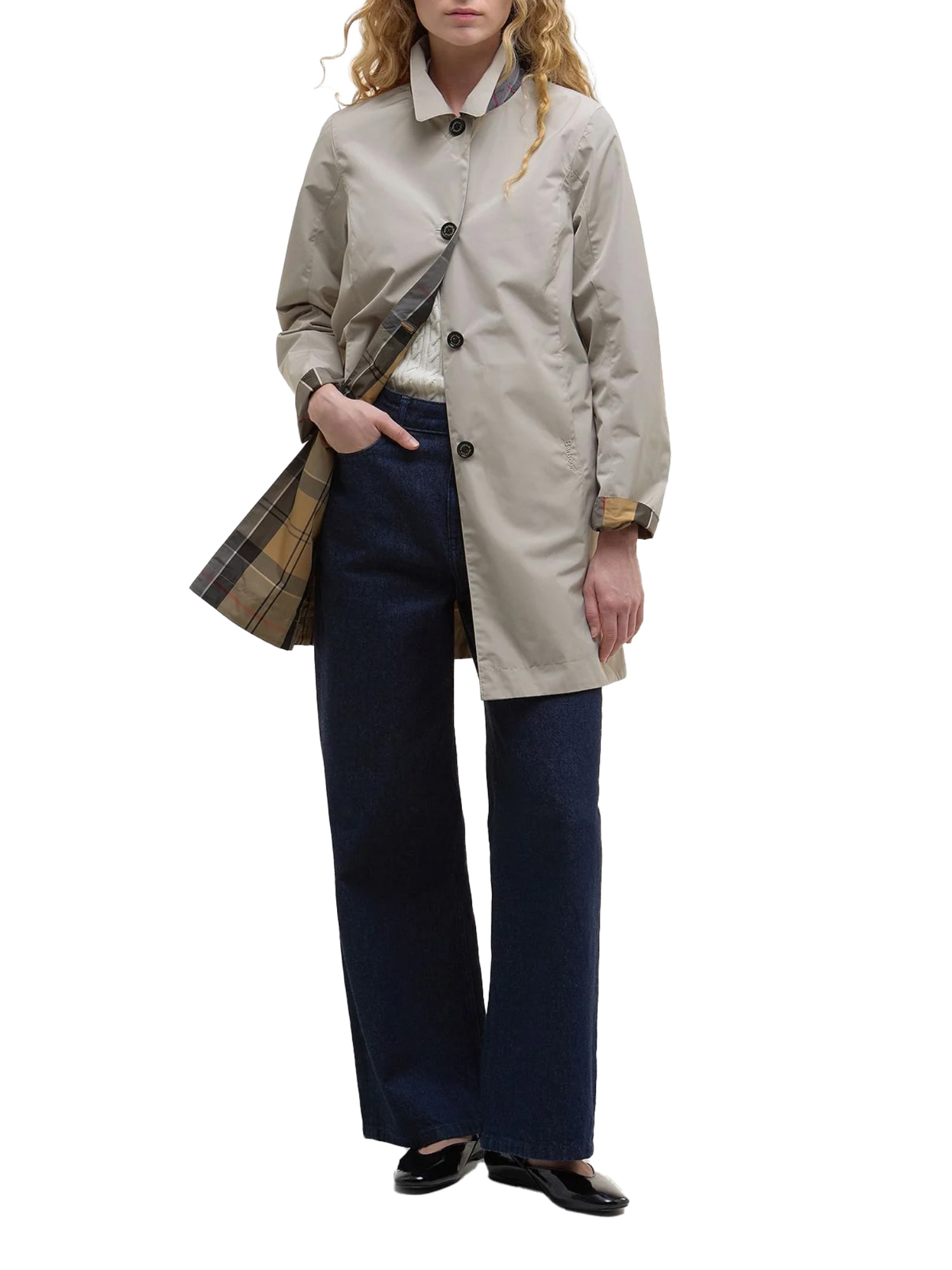 GIACCA IMPERMEABILE REVERSIBILE BABBITY DONNA BEIGE