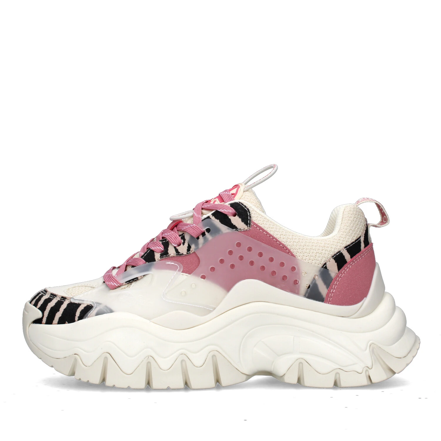 SNEAKERS PLATFORM 1636370 TRAIL ONE DONNA BEIGE ROSA