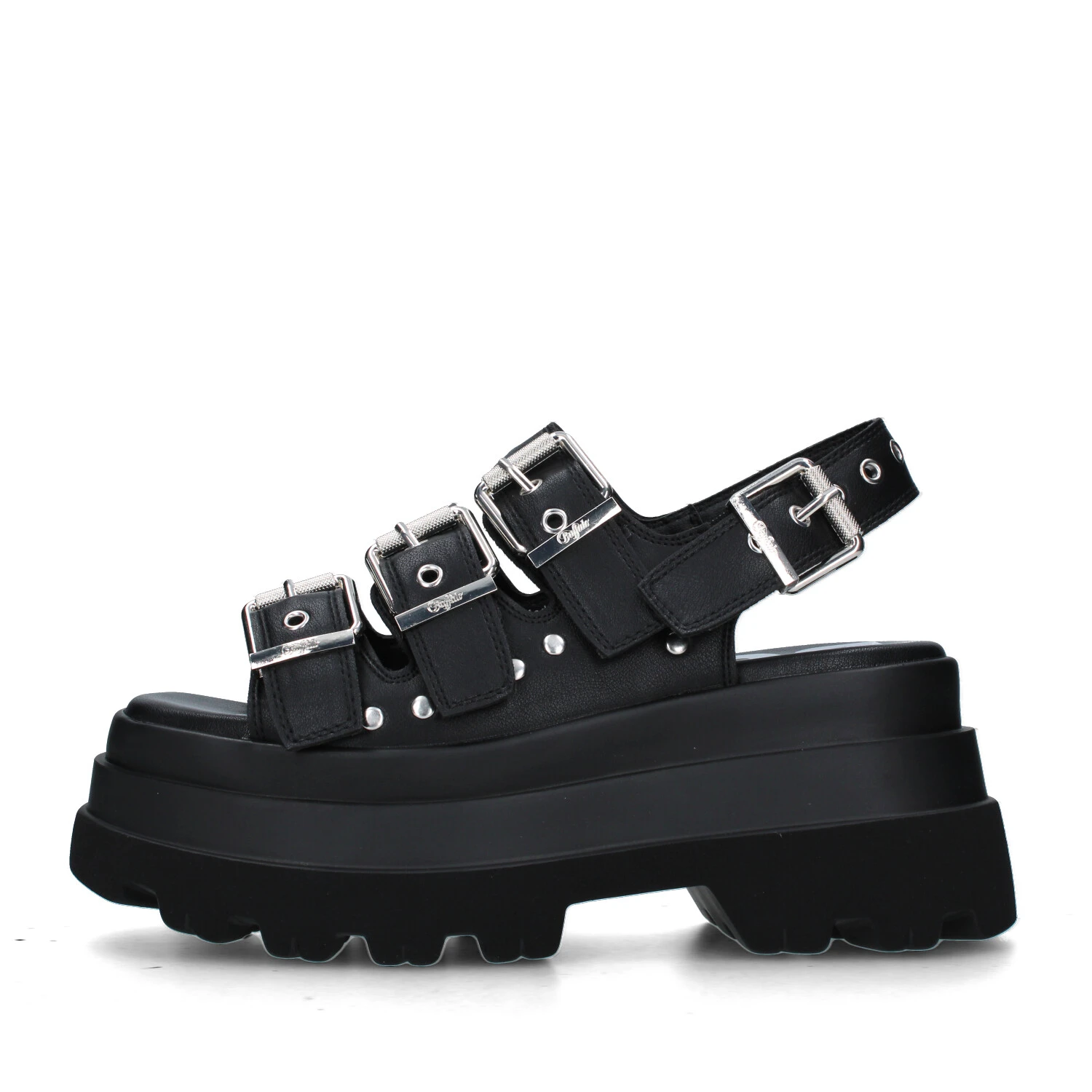 SANDALI CON ZEPPA 1602262 DONNA NERO