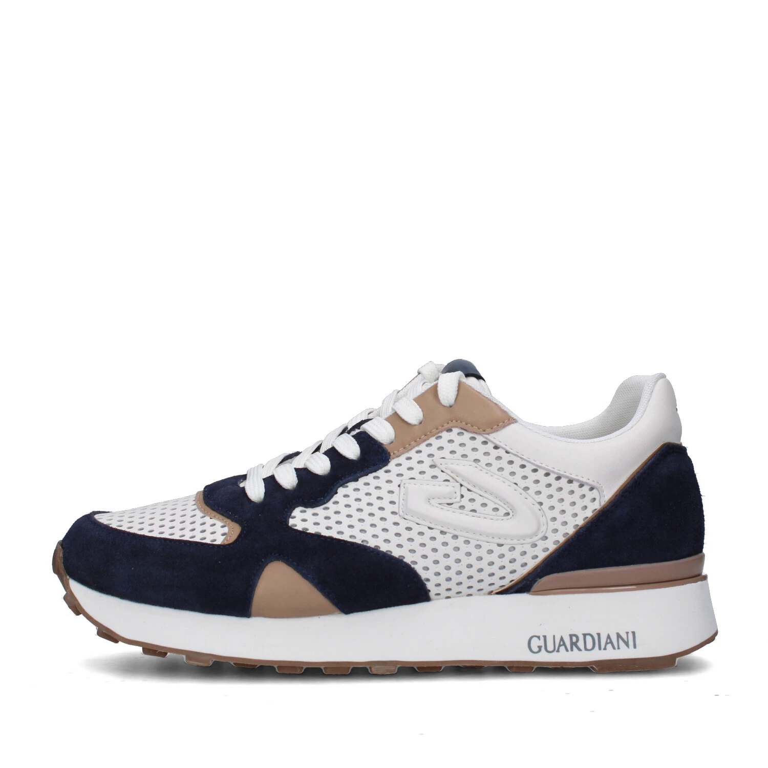 SNEAKERS BASSE AGM451402 UOMO BIANCO BLU