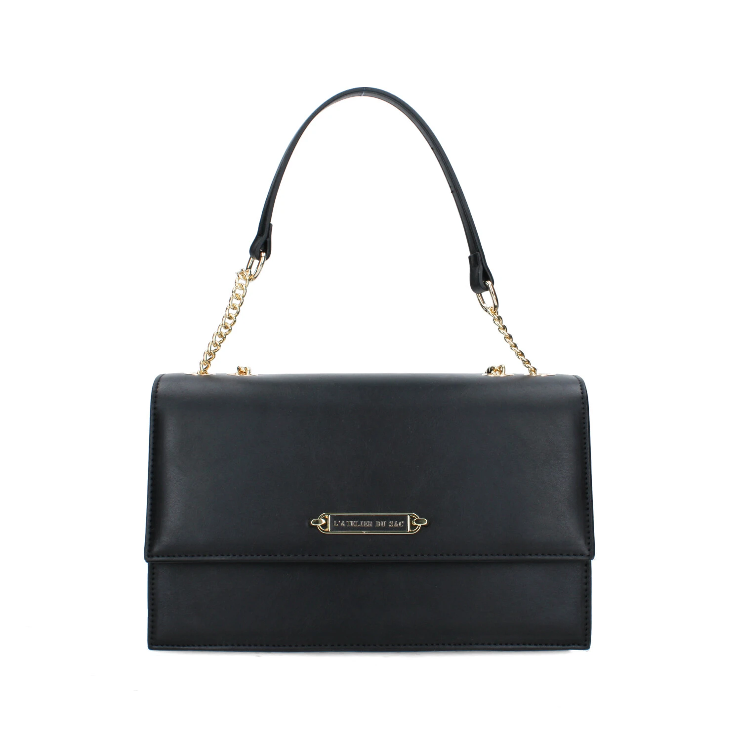BORSA A SPALLA 17003-DER-S5B-A DONNA NERO