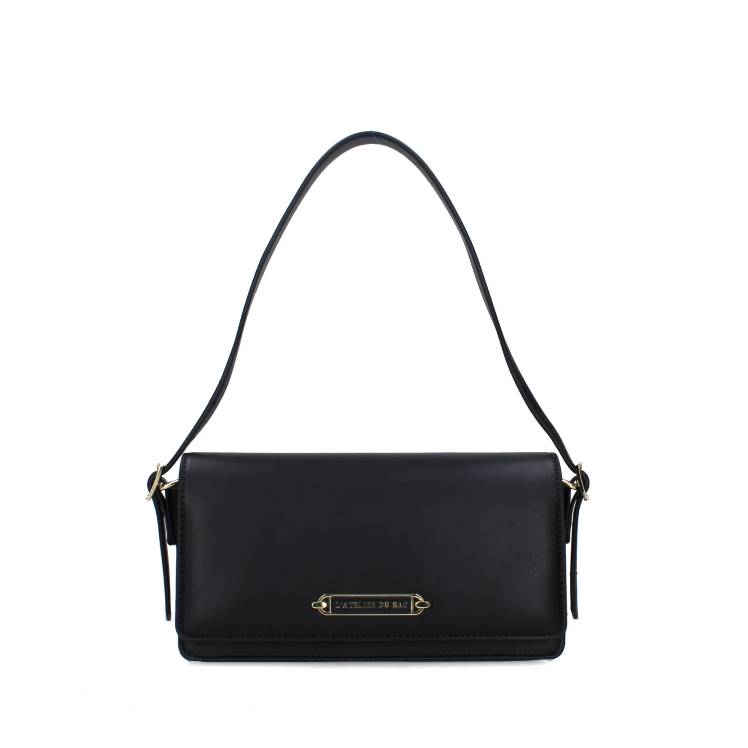 BORSA A SPALLA 17007-DER-S5B-A DONNA NERO