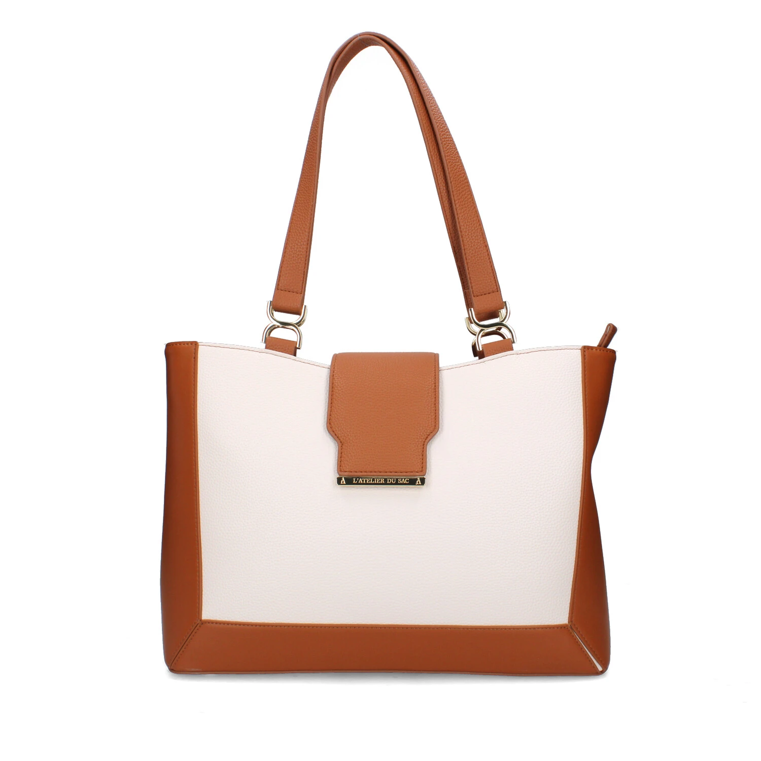 BORSA A SPALLA 17074-BON-S5B-A DONNA BEIGE CUOIO