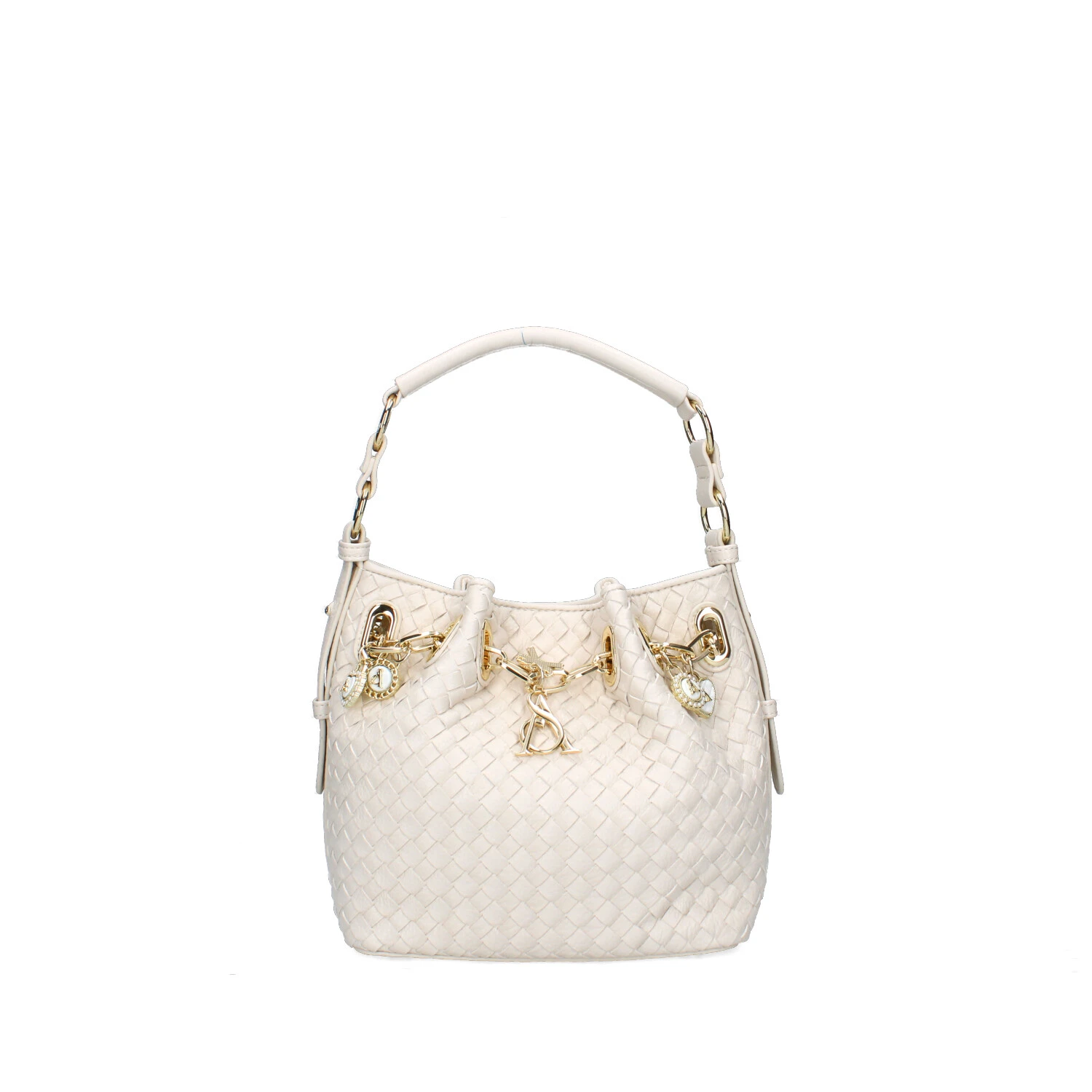 BORSA A SPALLA 17159-BIJ-S5B-A DONNA BEIGE