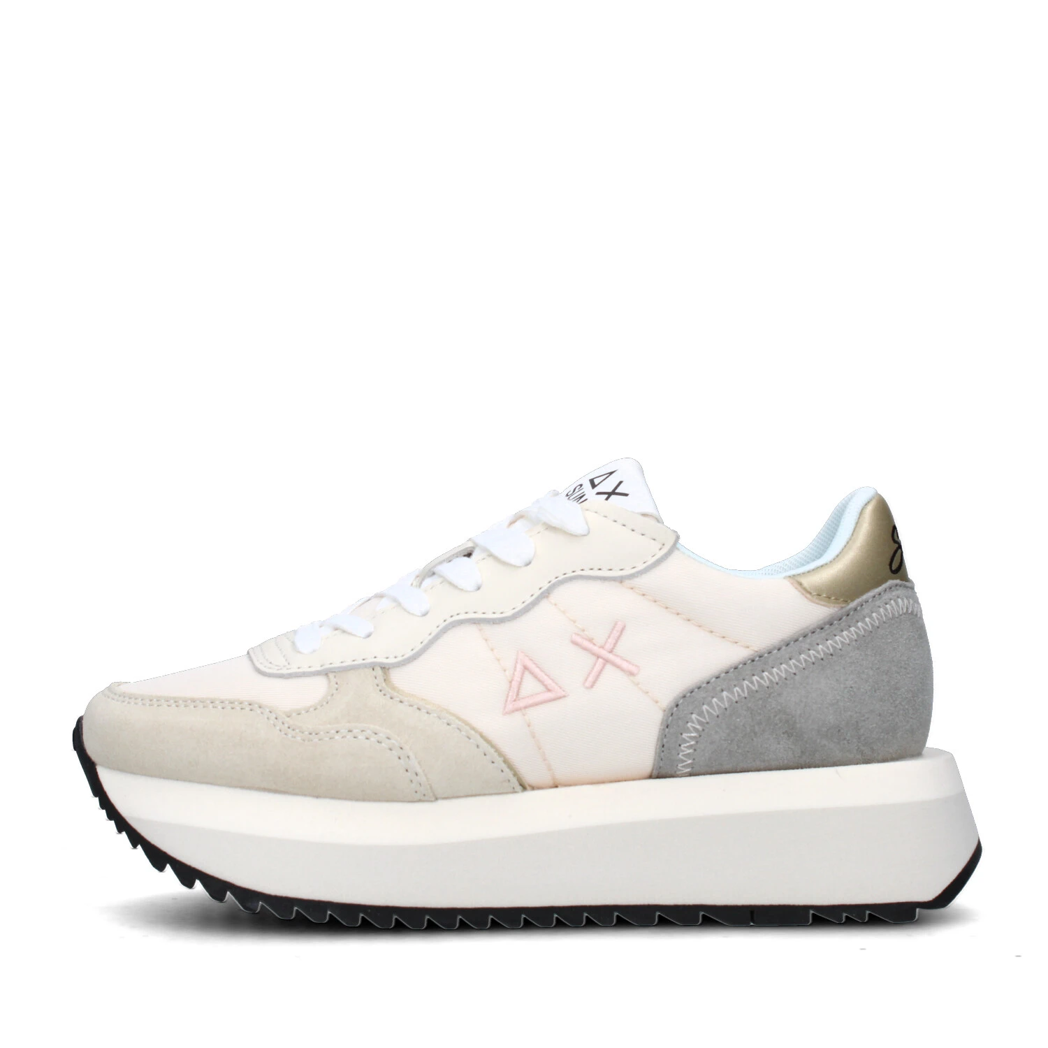SNEAKERS PLATFORM Z35210 BIG ALLY DONNA BIANCO