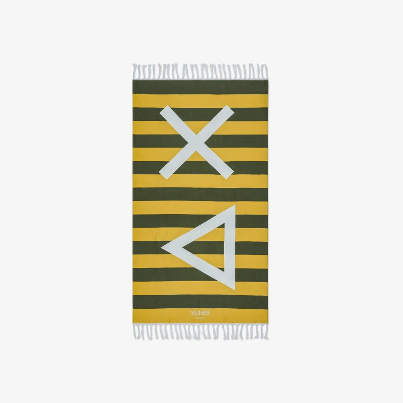 TELO MARE X35112 UOMO GIALLO