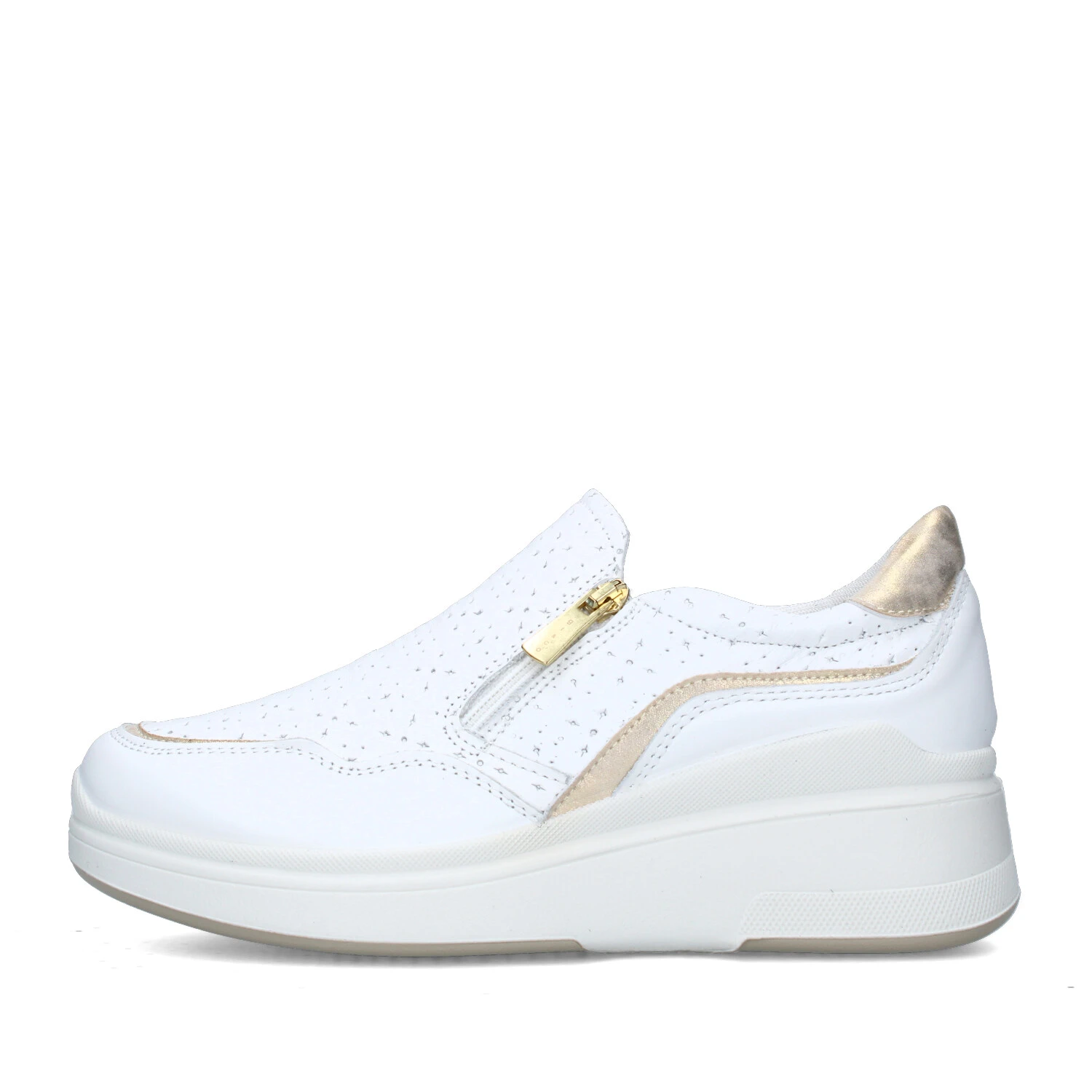 SNEAKERS SLIP ON 7653300 DONNA BIANCO