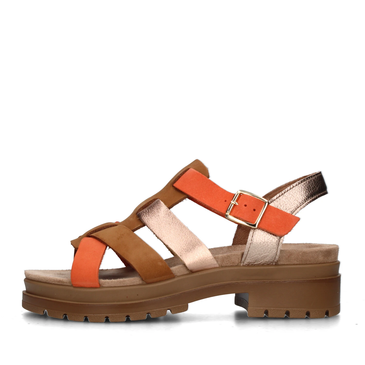 SANDALI TACCO ALTO 7672111 MUTLICOLORE DONNA CUOIO