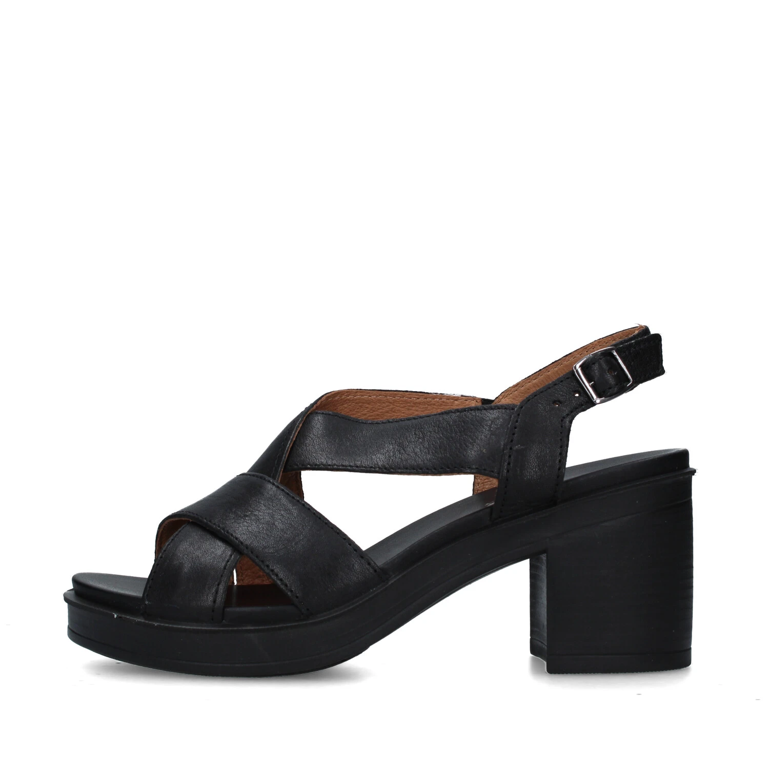 SANDALI TACCO ALTO 7674100 DONNA NERO