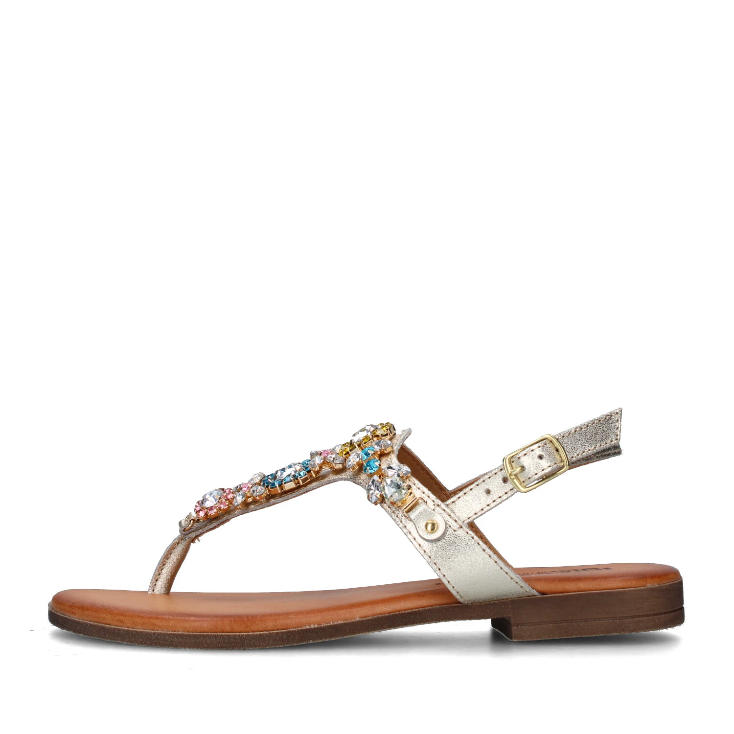 SANDALI TACCO BASSO 7684222 DONNA ORO