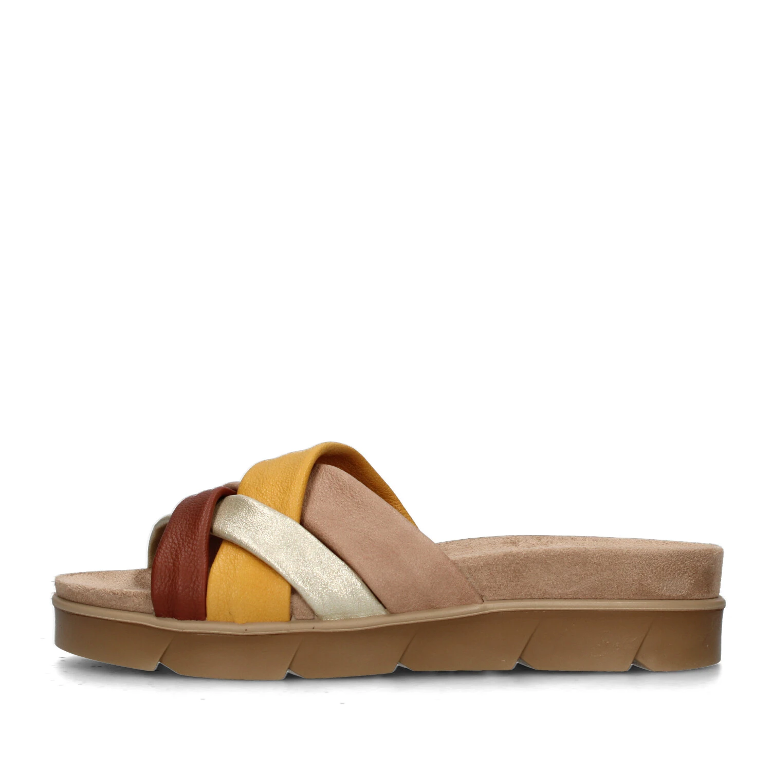 CIABATTE 7669000 DONNA BEIGE GIALLO