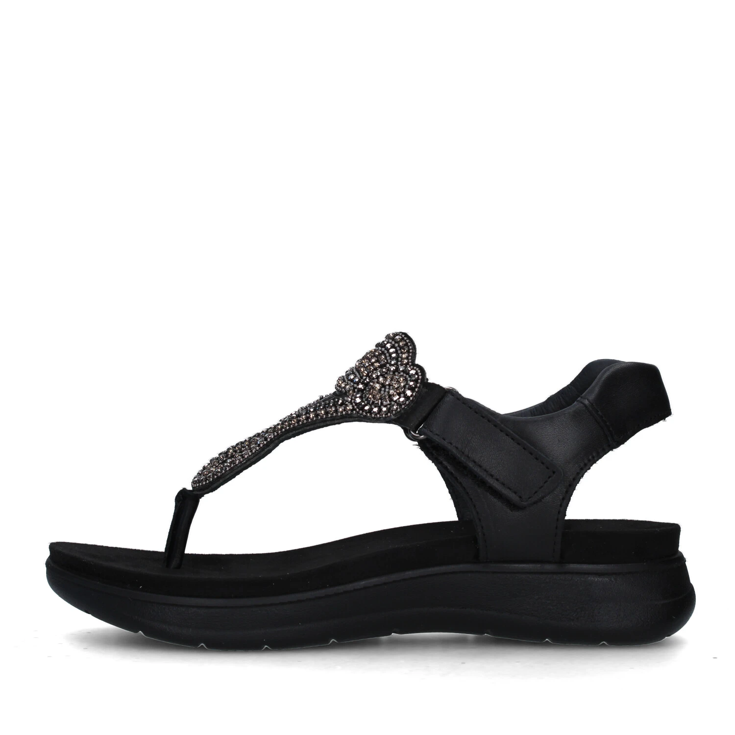 SANDALI CON ZEPPA 7786600 DONNA NERO