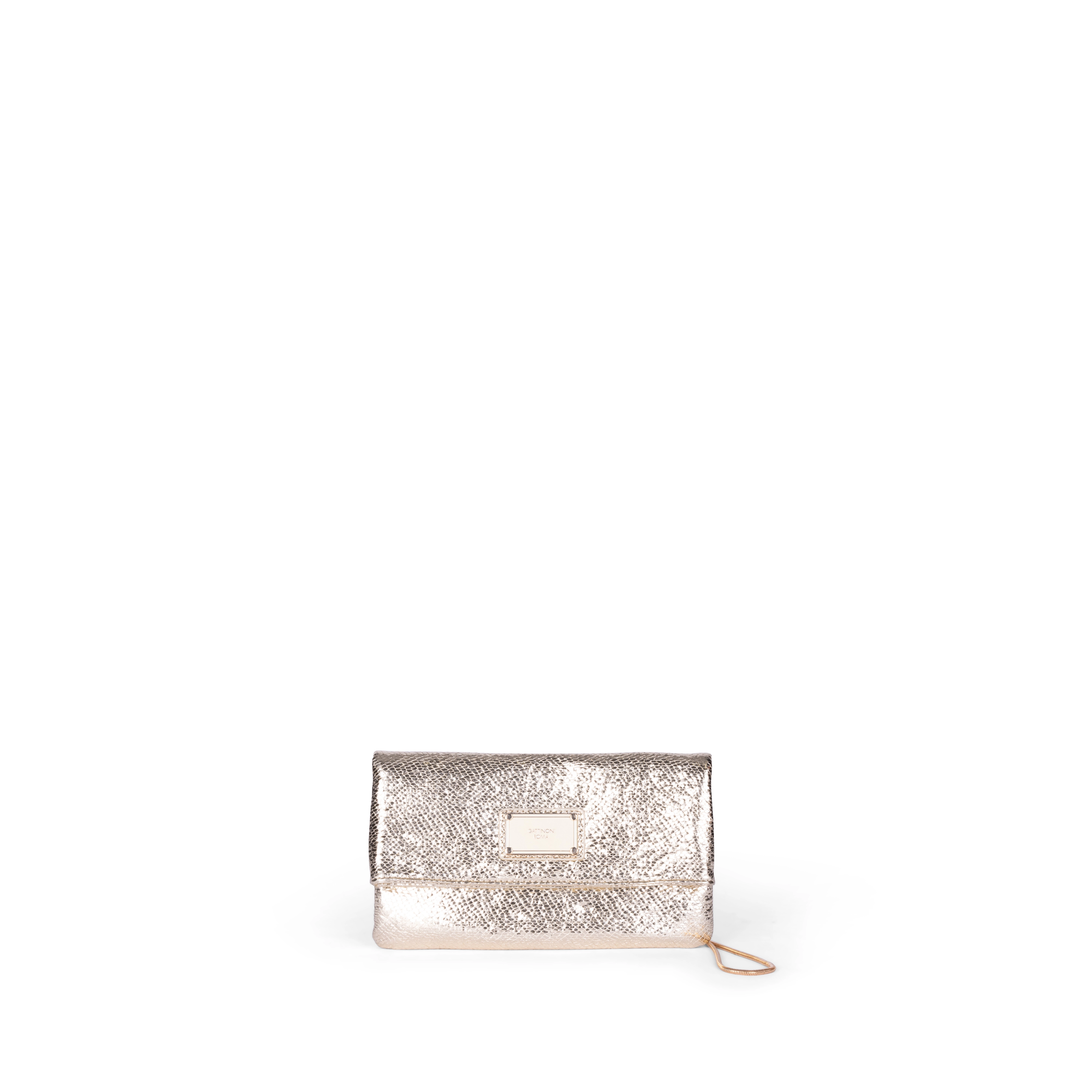 BORSA A SPALLA BENFP8627WV DONNA ORO
