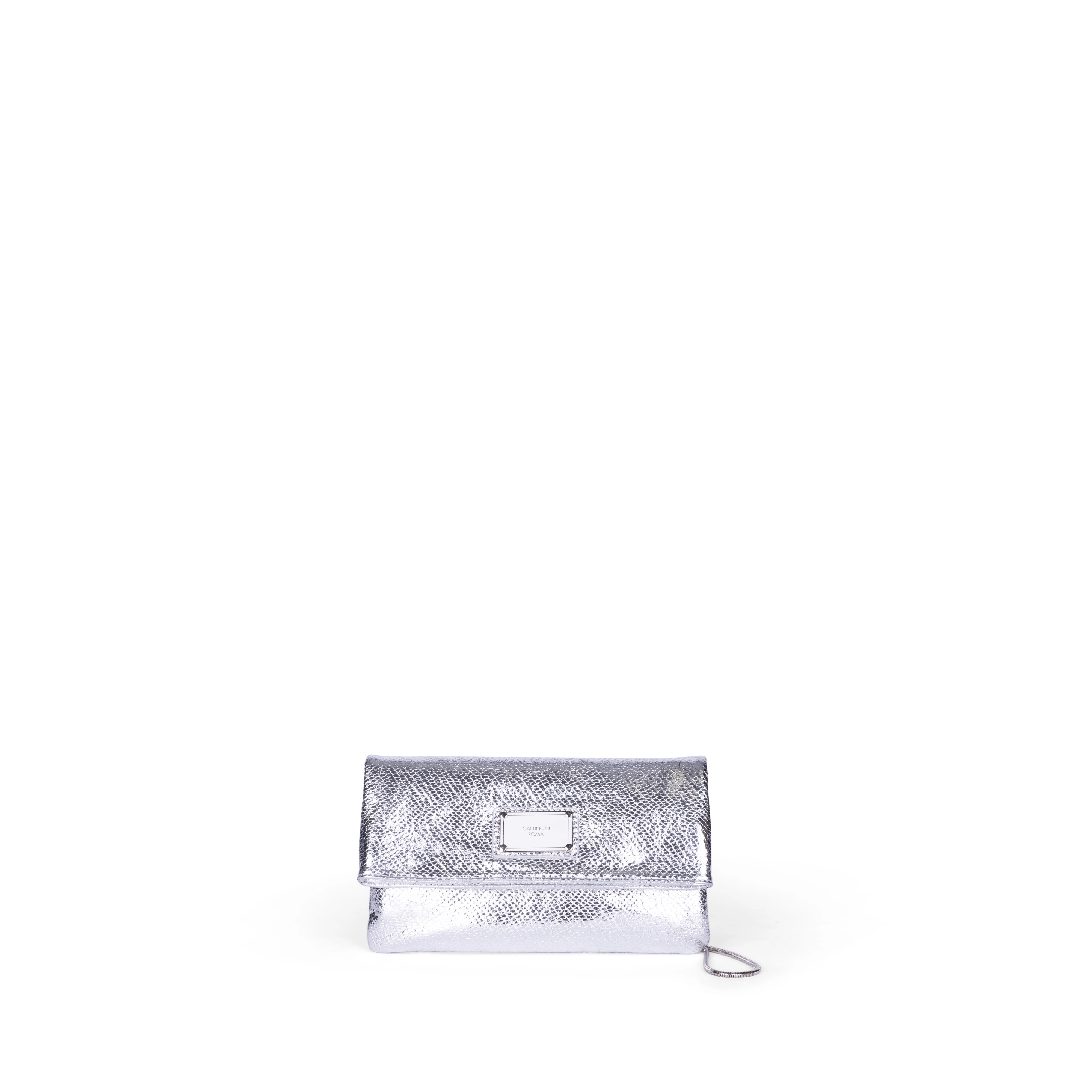 BORSA A SPALLA BENFP8627WV DONNA ARGENTO