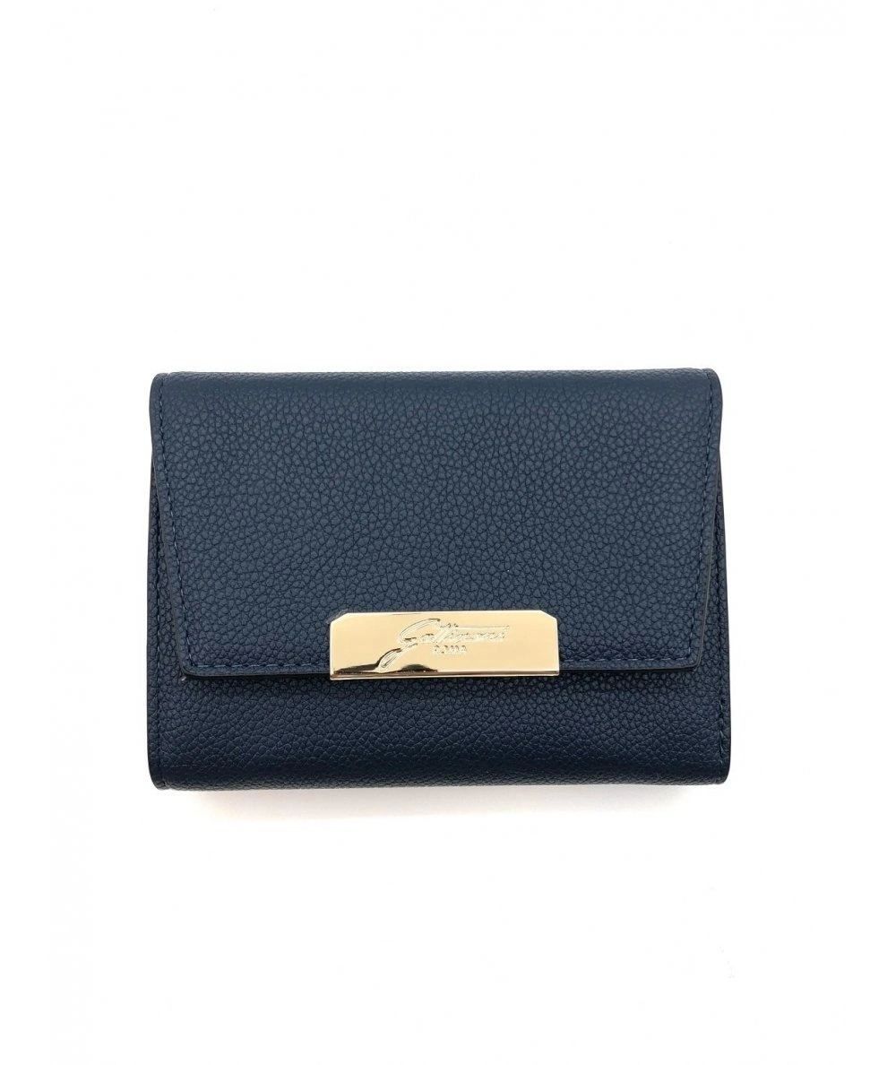 PORTAFOGLIO ROOMY SMALL FLAP WALLET PU DONNA BLU NAVY