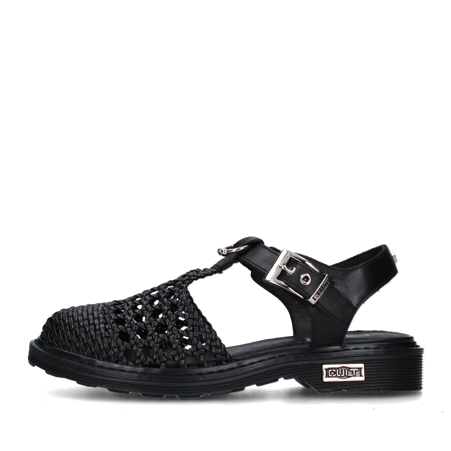 SANDALI TACCO BASSO CLW442800 SABBATH 4428 DONNA NERO