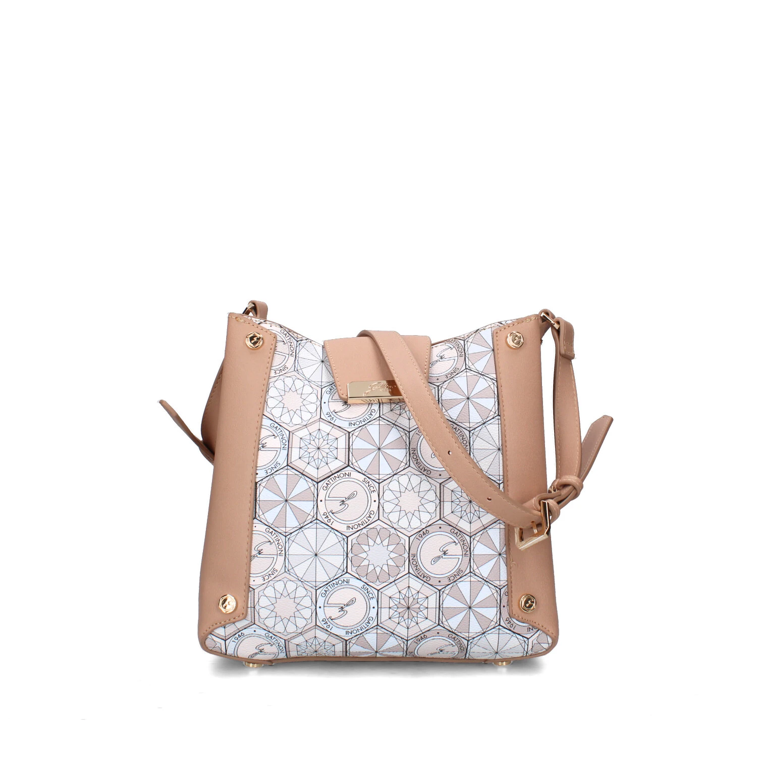 BORSA A SPALLA BENTD8626WZ DONNA BEIGE