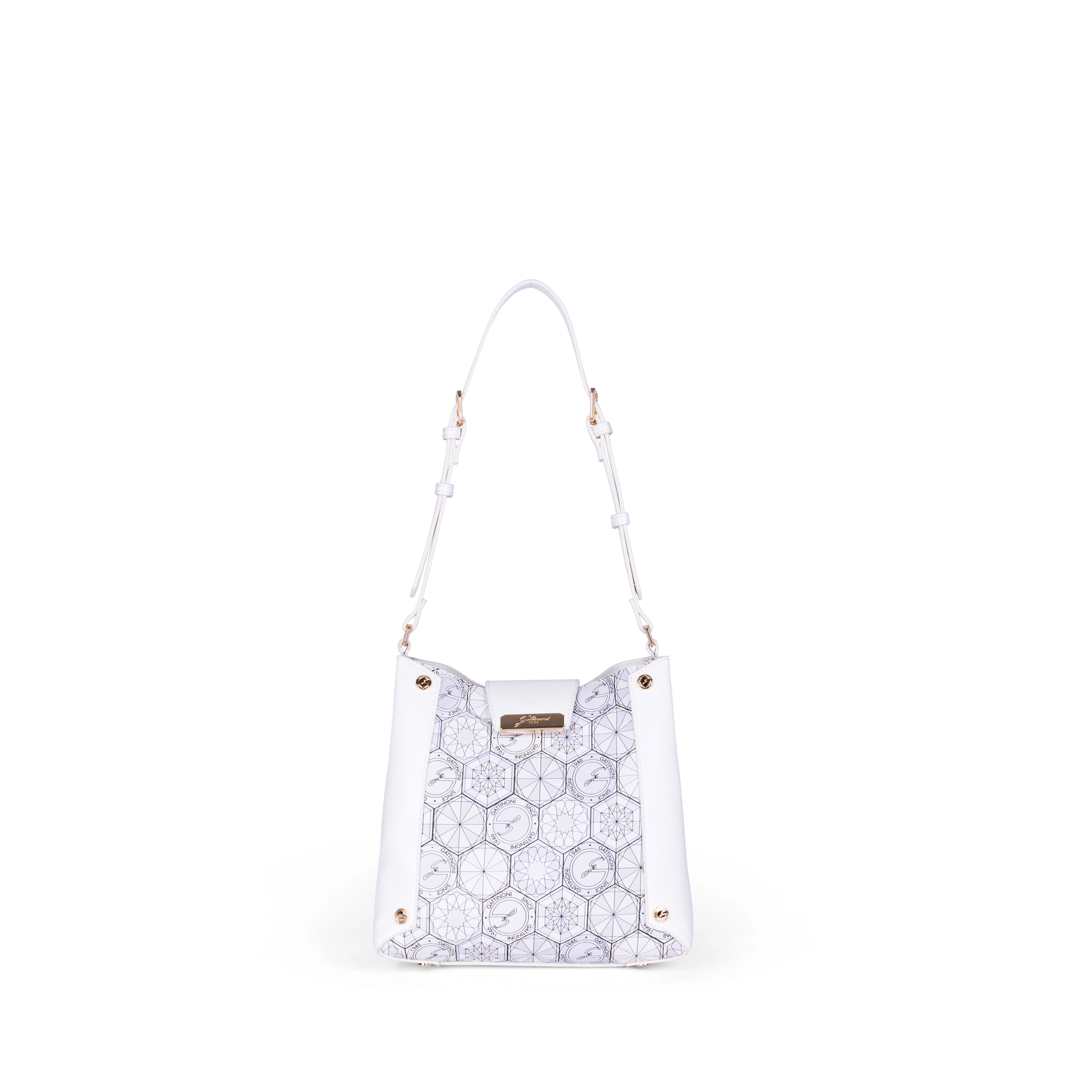 BORSA A SPALLA BENTD8626WZ DONNA BIANCO