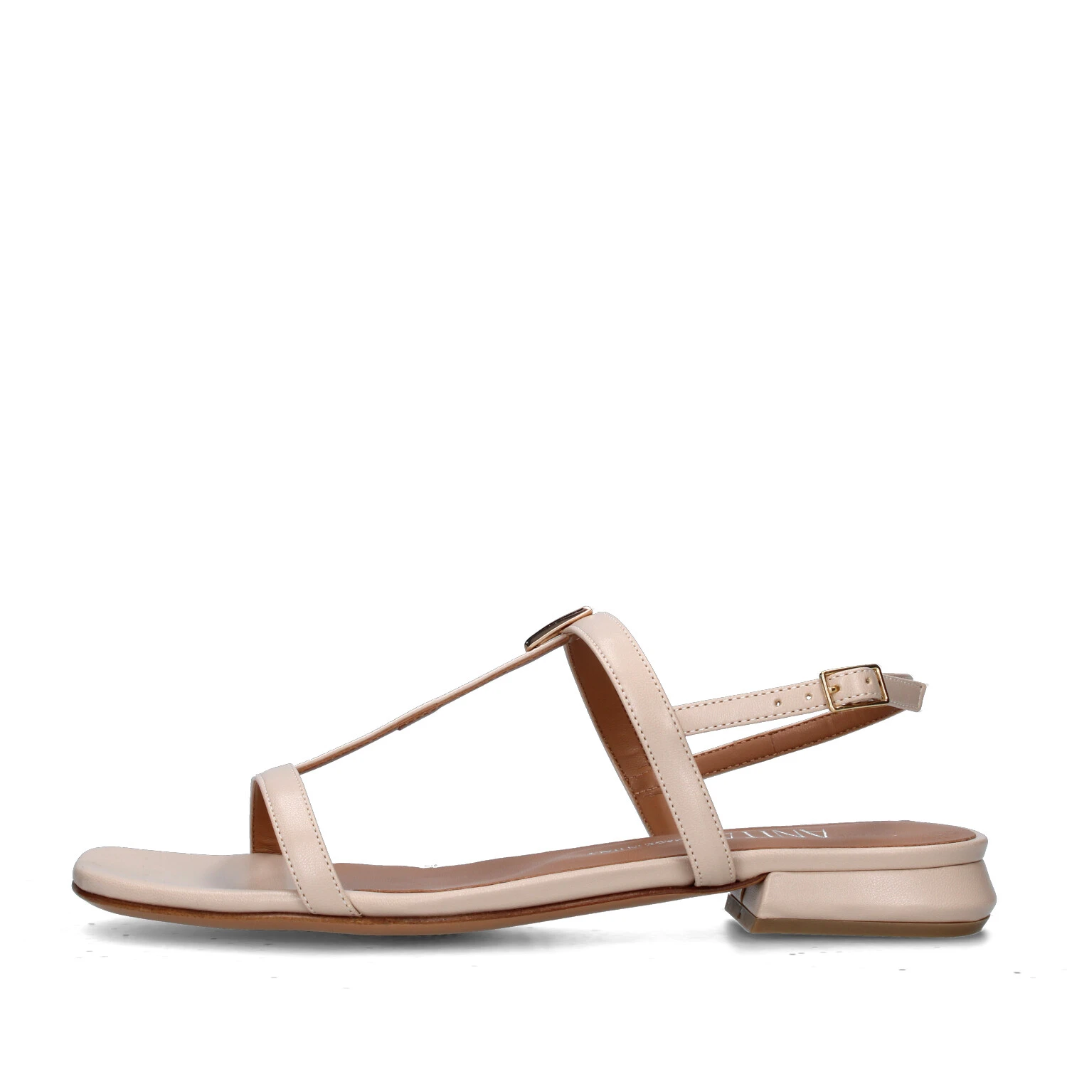 SANDALI TACCO BASSO L323 DONNA BEIGE