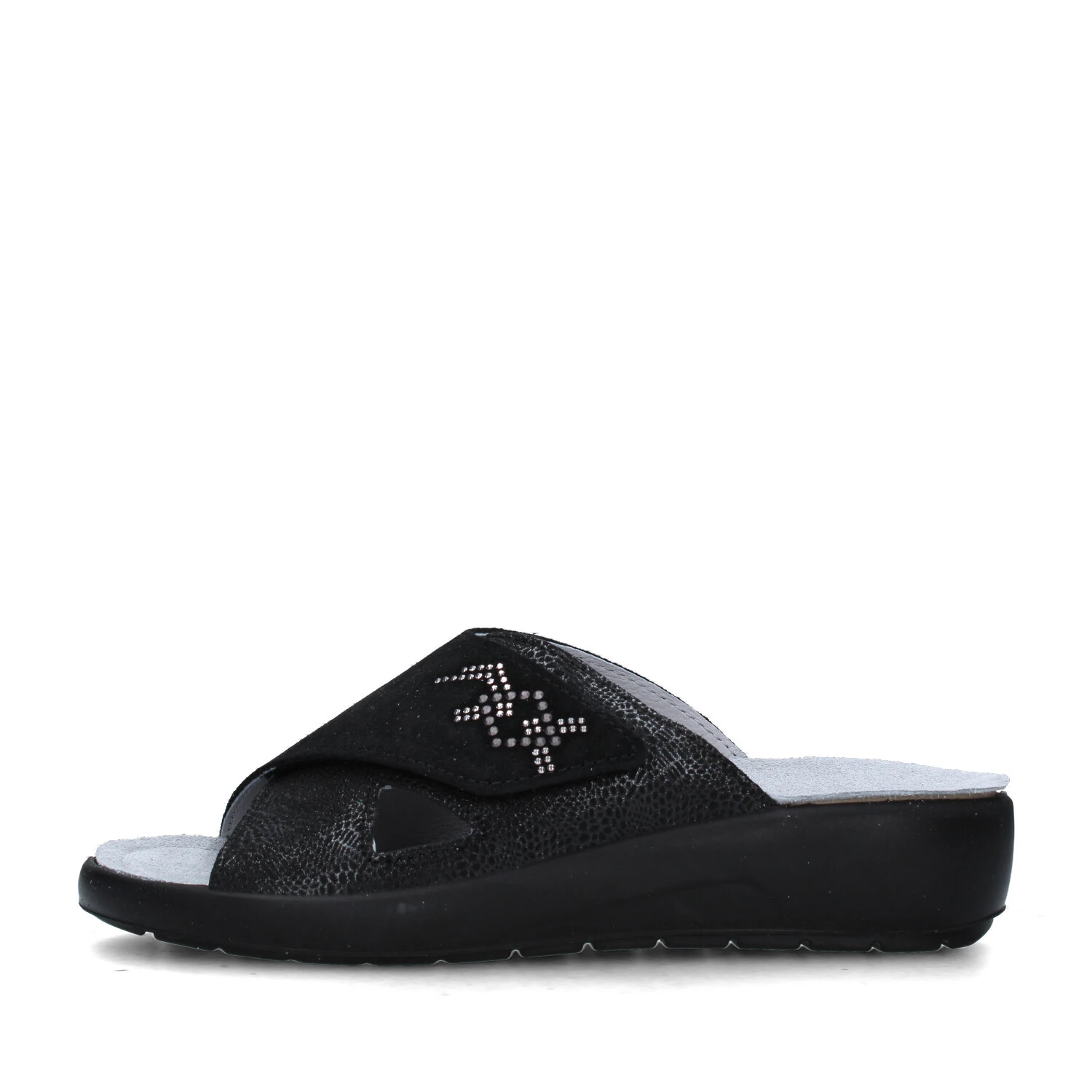 PANTOFOLE Q60240 DONNA NERO