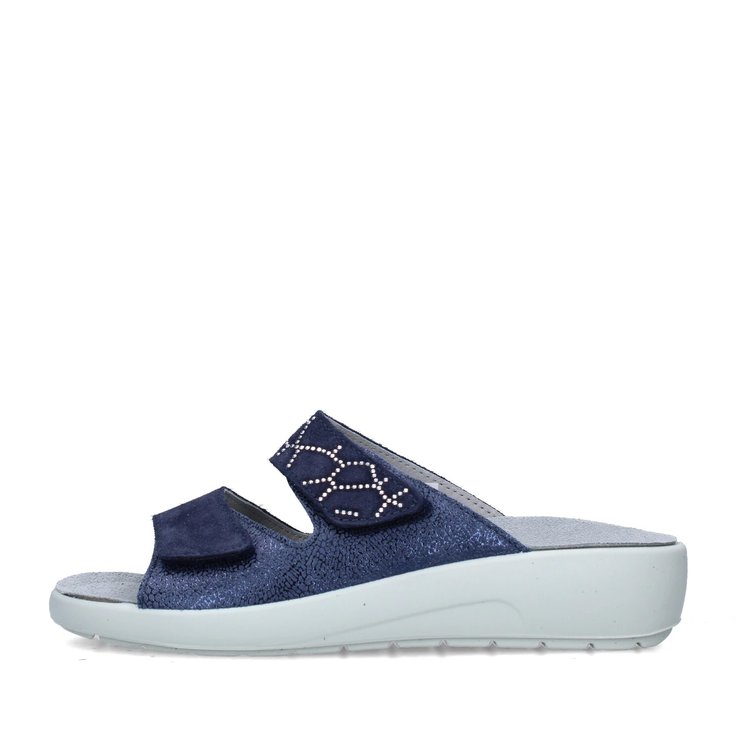 PANTOFOLE Q60238 DONNA BLU