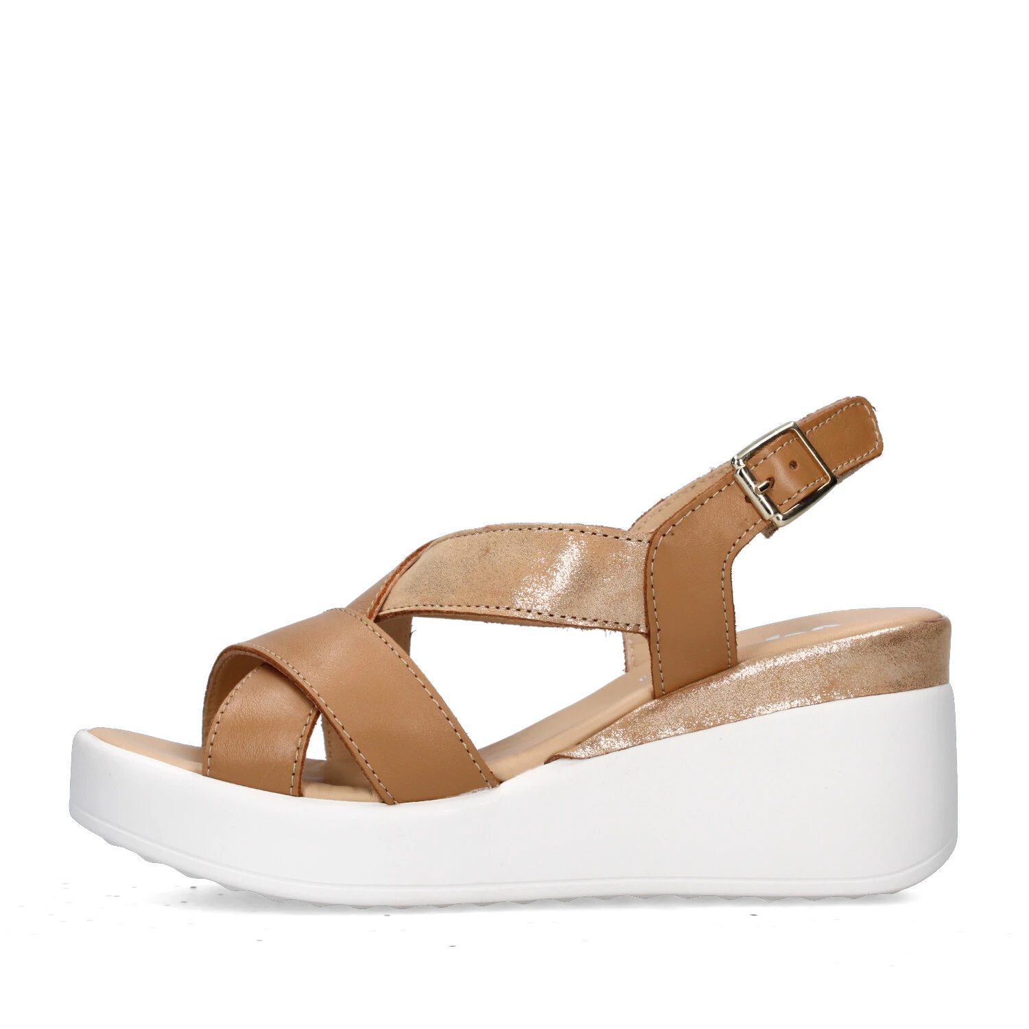 SANDALI CON ZEPPA 019217Z DONNA CUOIO