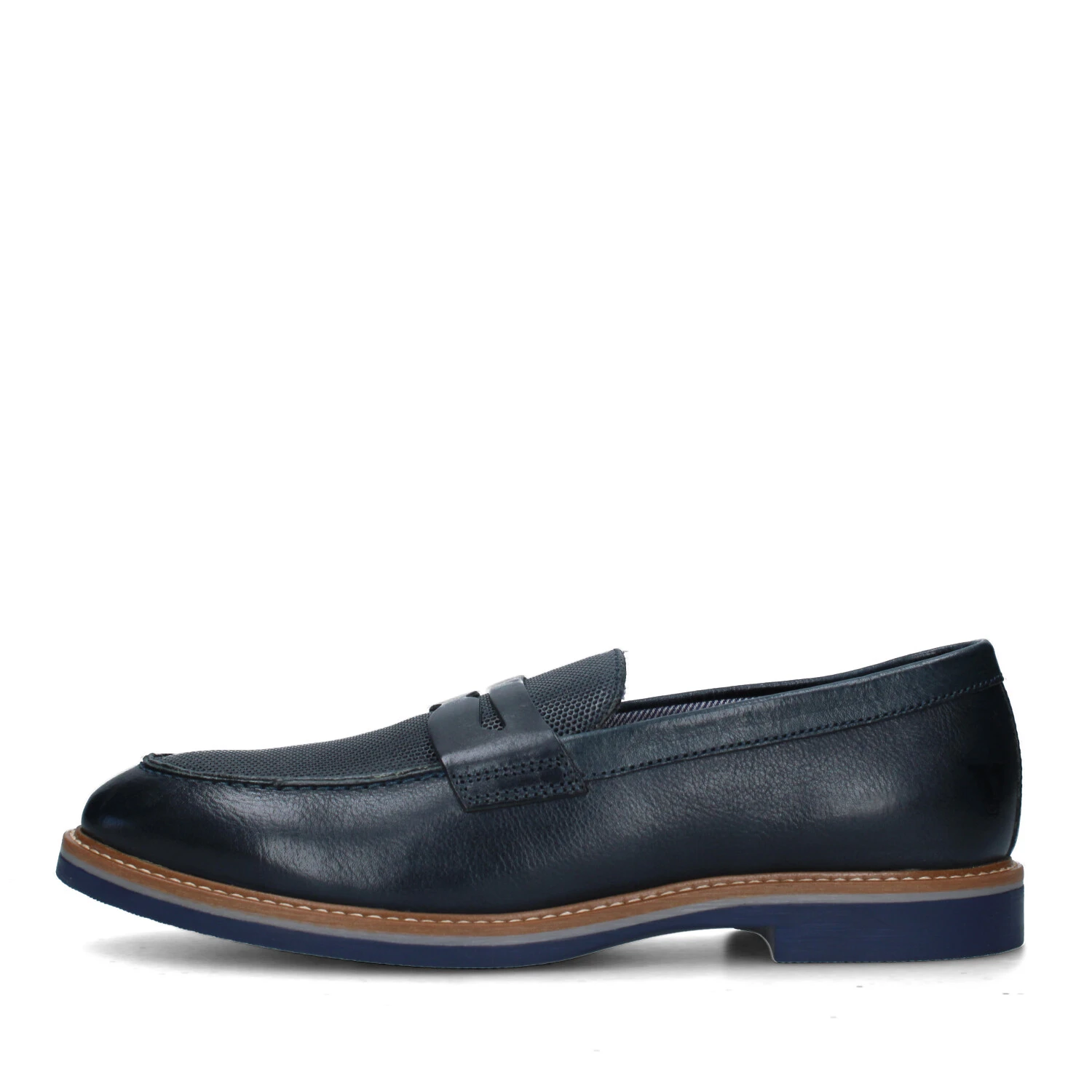 MOCASSINI 47830 UOMO BLU