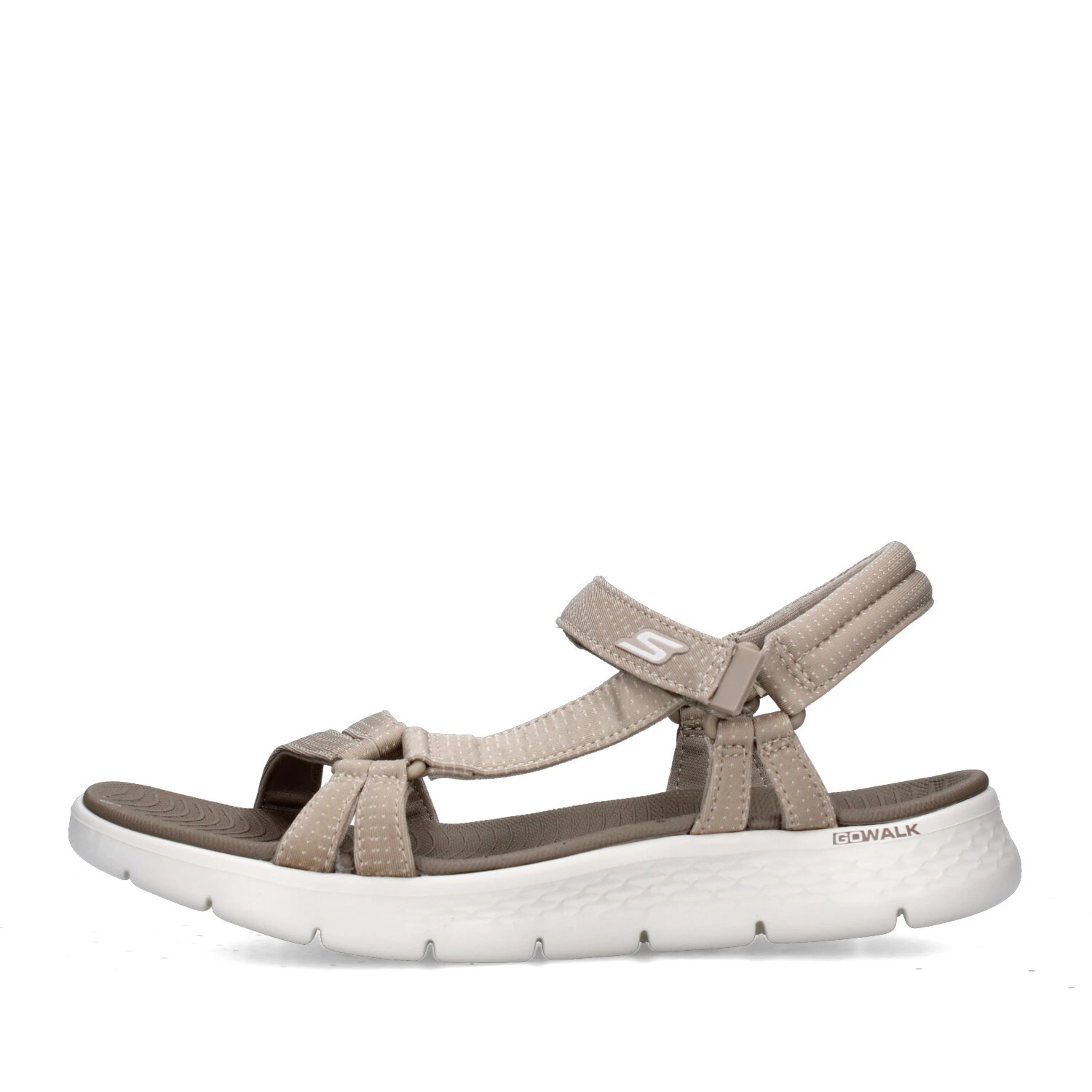 SANDALI CON ZEPPA 141451 GO WALK FLEX SANDAL-SBLIME DONNA BEIGE