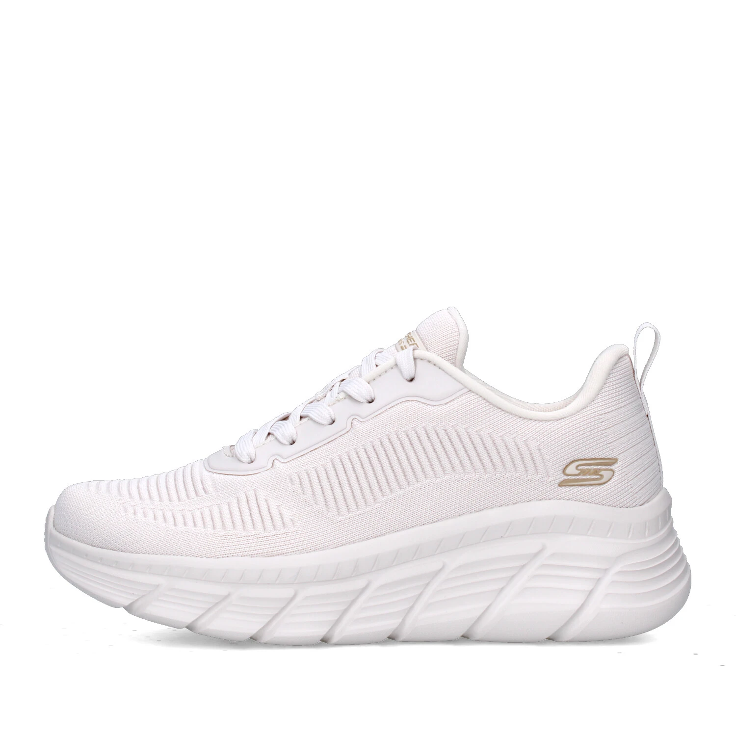 SNEAKERS PLATFORM 117385 BOBS B FLEX HI-FLYNG HI DONNA BIANCO