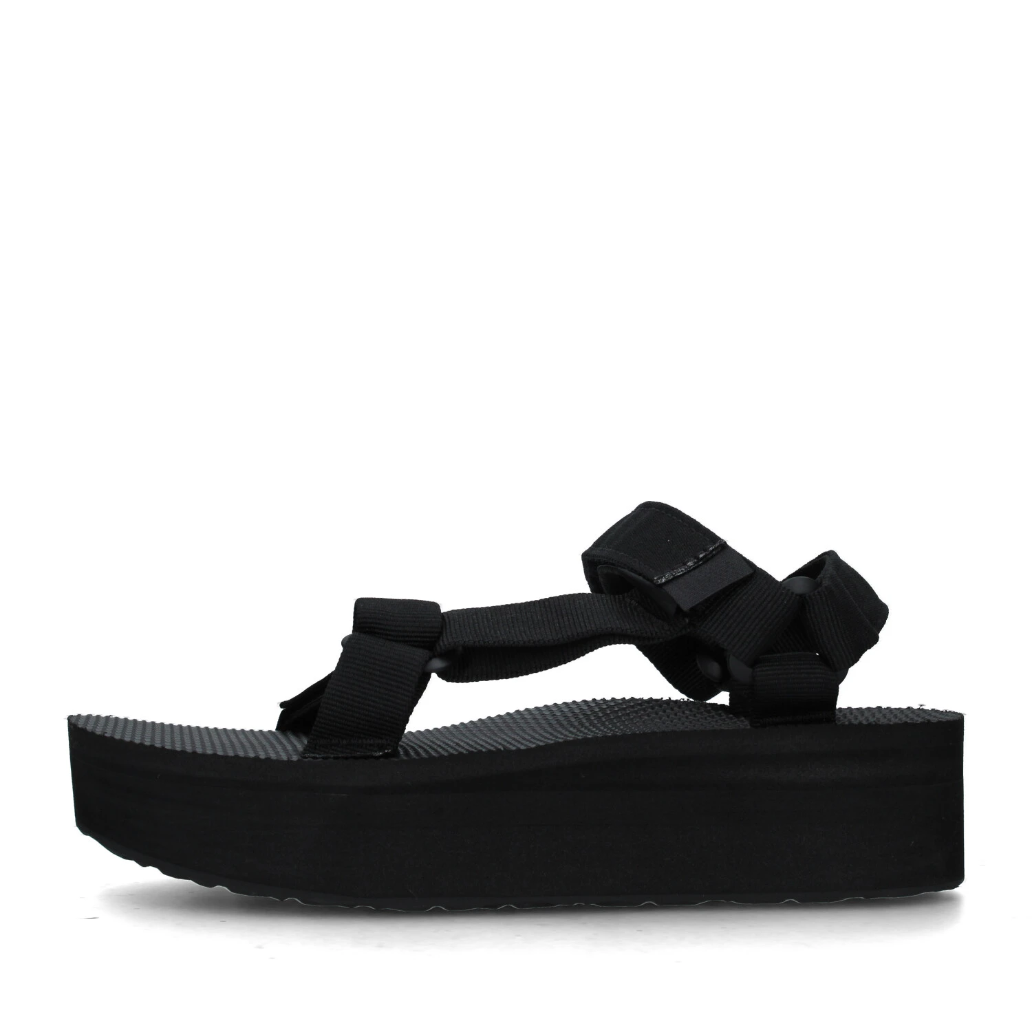 SANDALI CON ZEPPA 1008844 DONNA NERO
