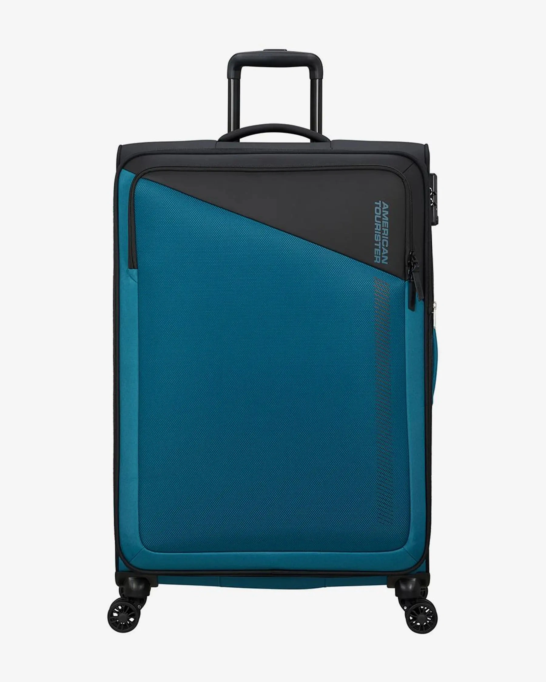 American Tourister Trolley Grande In Polipropilene - Leggero, 4 Ruote Pivotanti, Serratura TSA A Combinazione - Valigia Rigida Con Divisorio