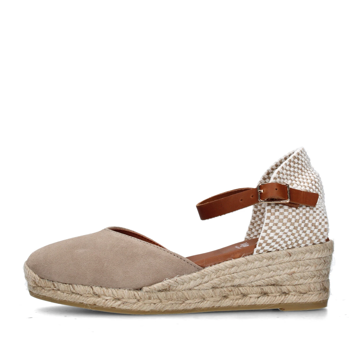 SANDALI CON ZEPPA 1757 ESPADRILLAS DONNA BEIGE