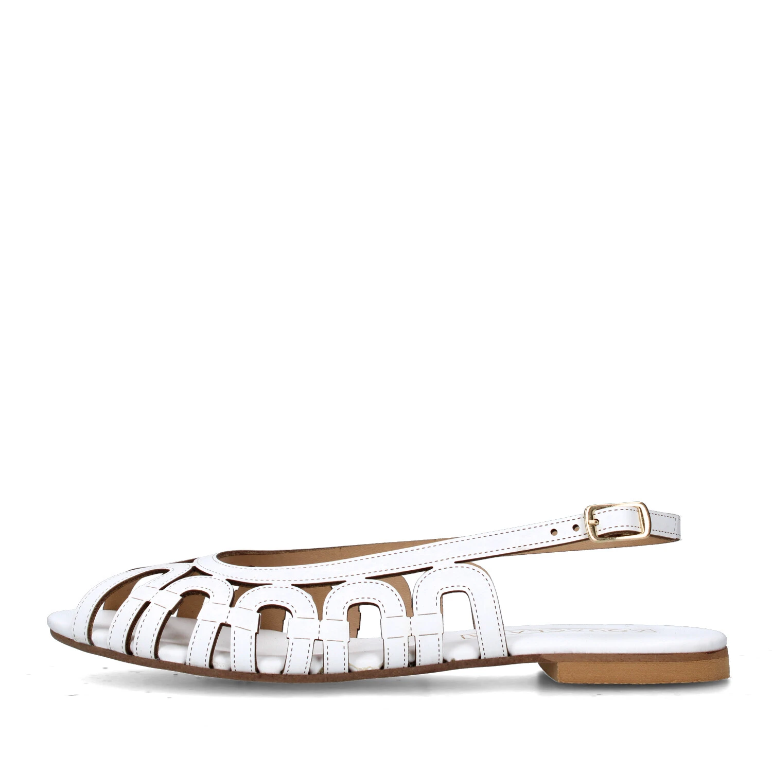 SANDALI TACCO BASSO V-VIETRI DONNA BIANCO