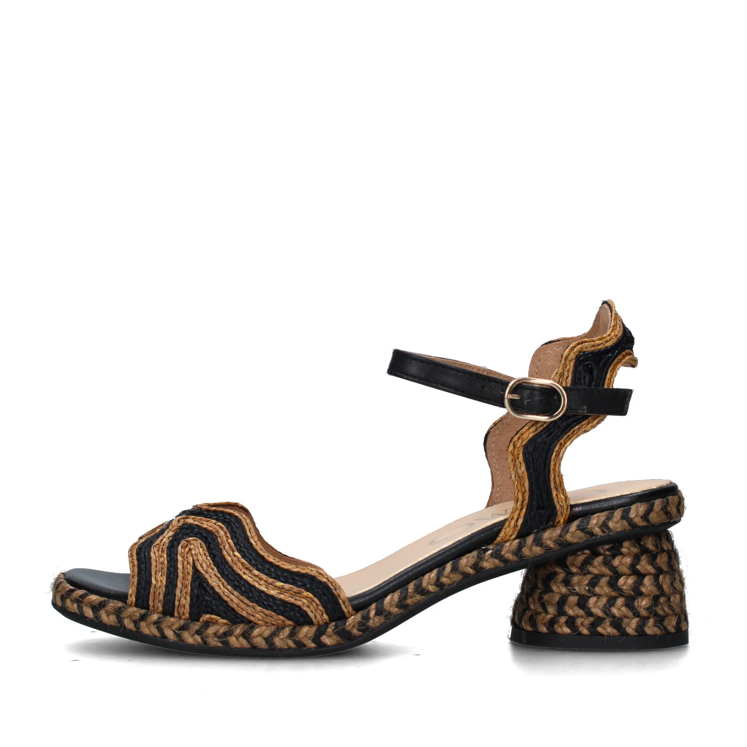 SANDALI TACCO ALTO DANE DONNA NERO CUOIO