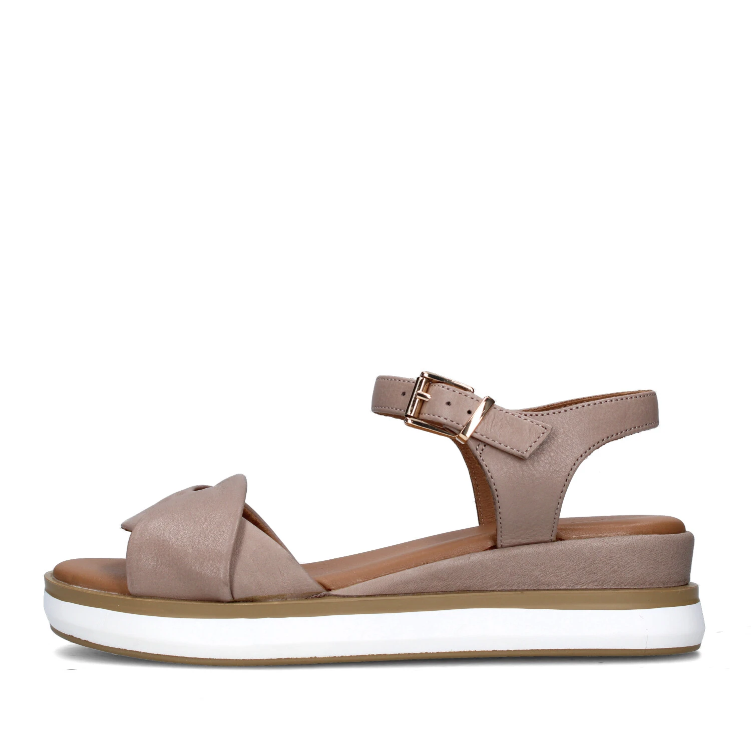 SANDALI CON ZEPPA 113017 DONNA GRIGIO