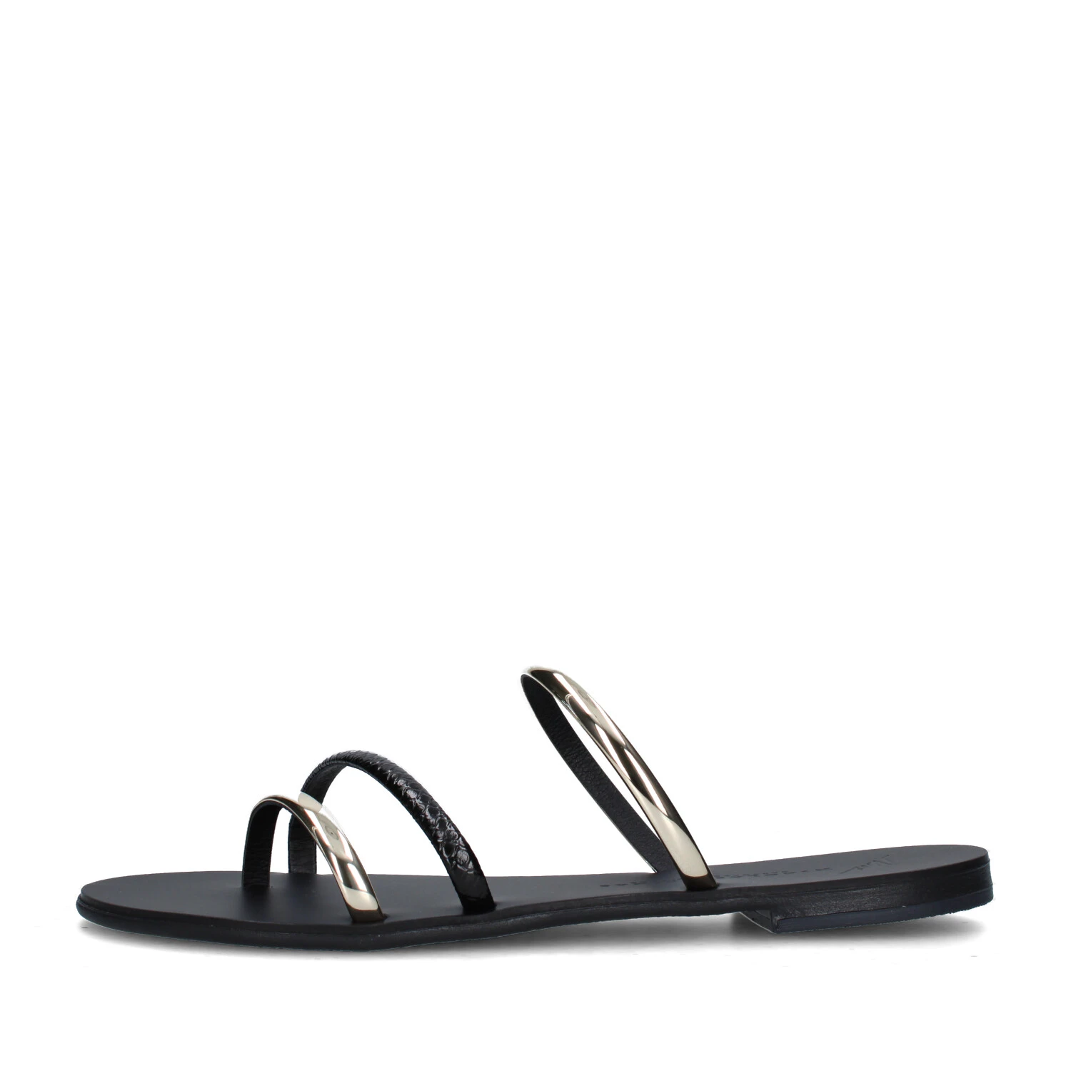 SANDALI TACCO BASSO 27-T DONNA NERO