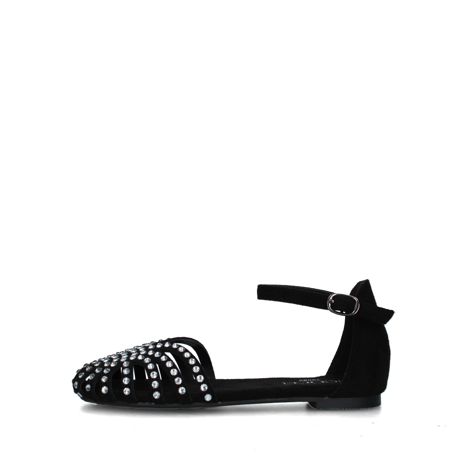 SANDALI BASSI T-230 BAMBINA NERO