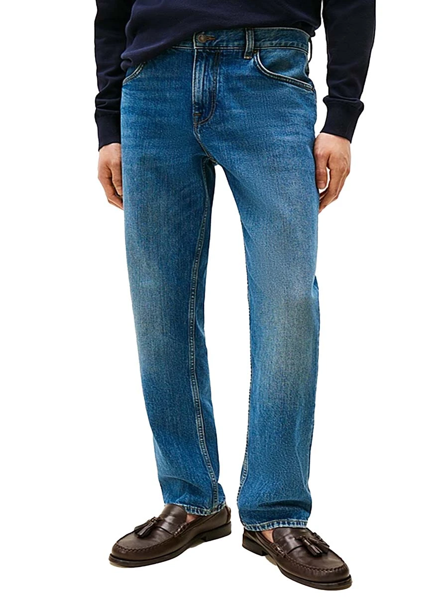 JEANS REGULAR FIT CHIUSURA ZIP E BOTTONE UOMO