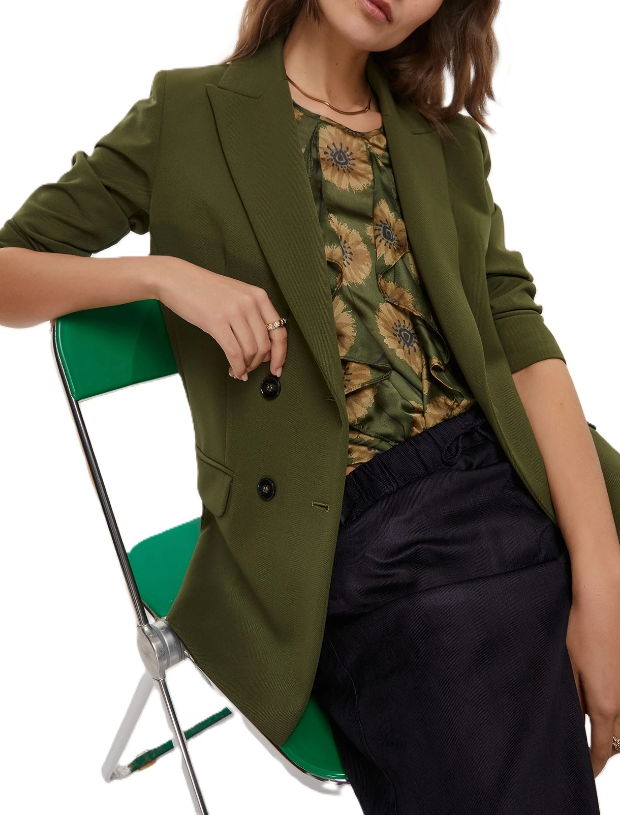 BLAZER DOPPIOPETTO MINORCA DONNA VERDE